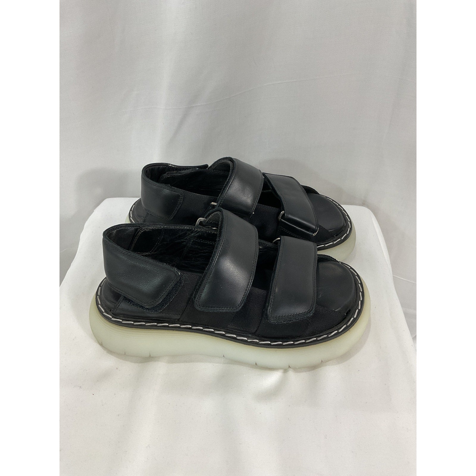Khaite 'The Murray' Black Sandal Size 6