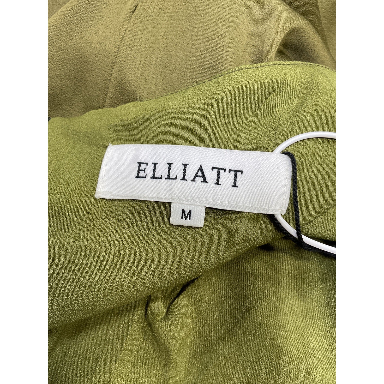 Elliatt 'Camo' Green Satin Dress Size M - NWT