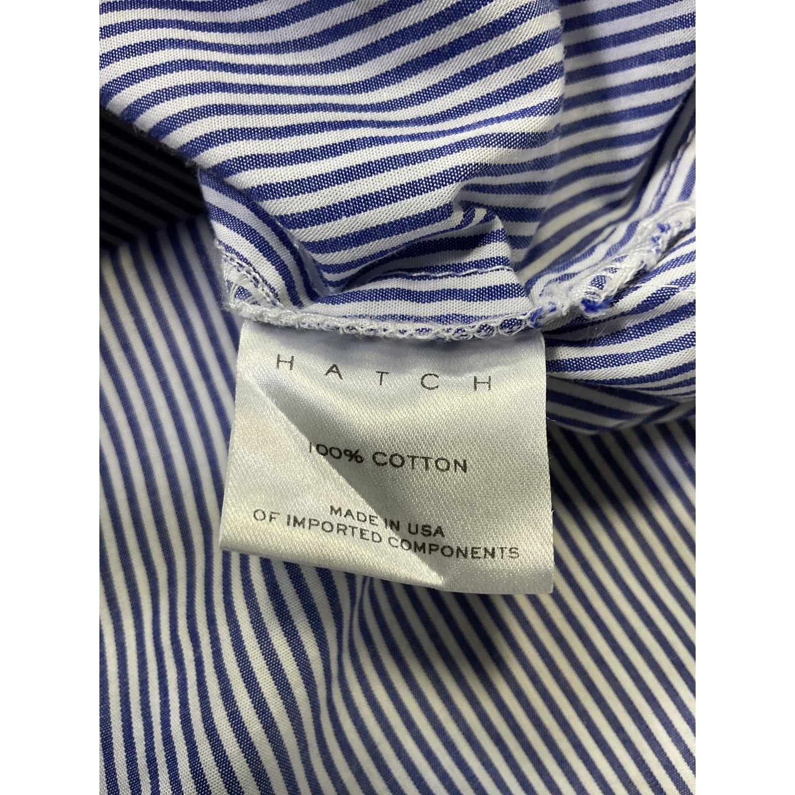 Hatch 'The Classic' Blue Buttondown Shirt Size 1