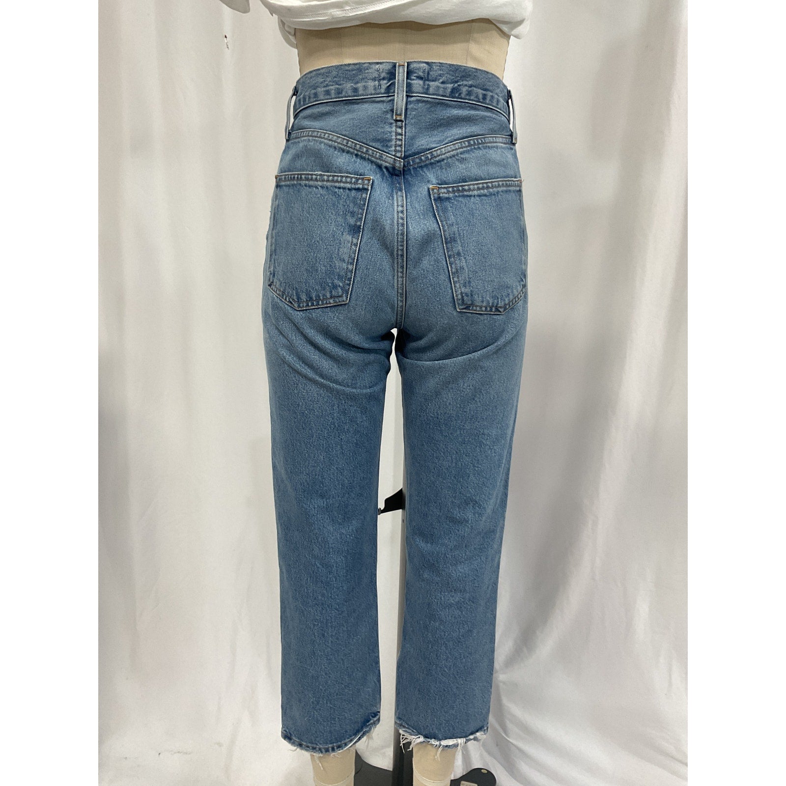 Agolde '90's' Blue Crop Denim Jean Size 24