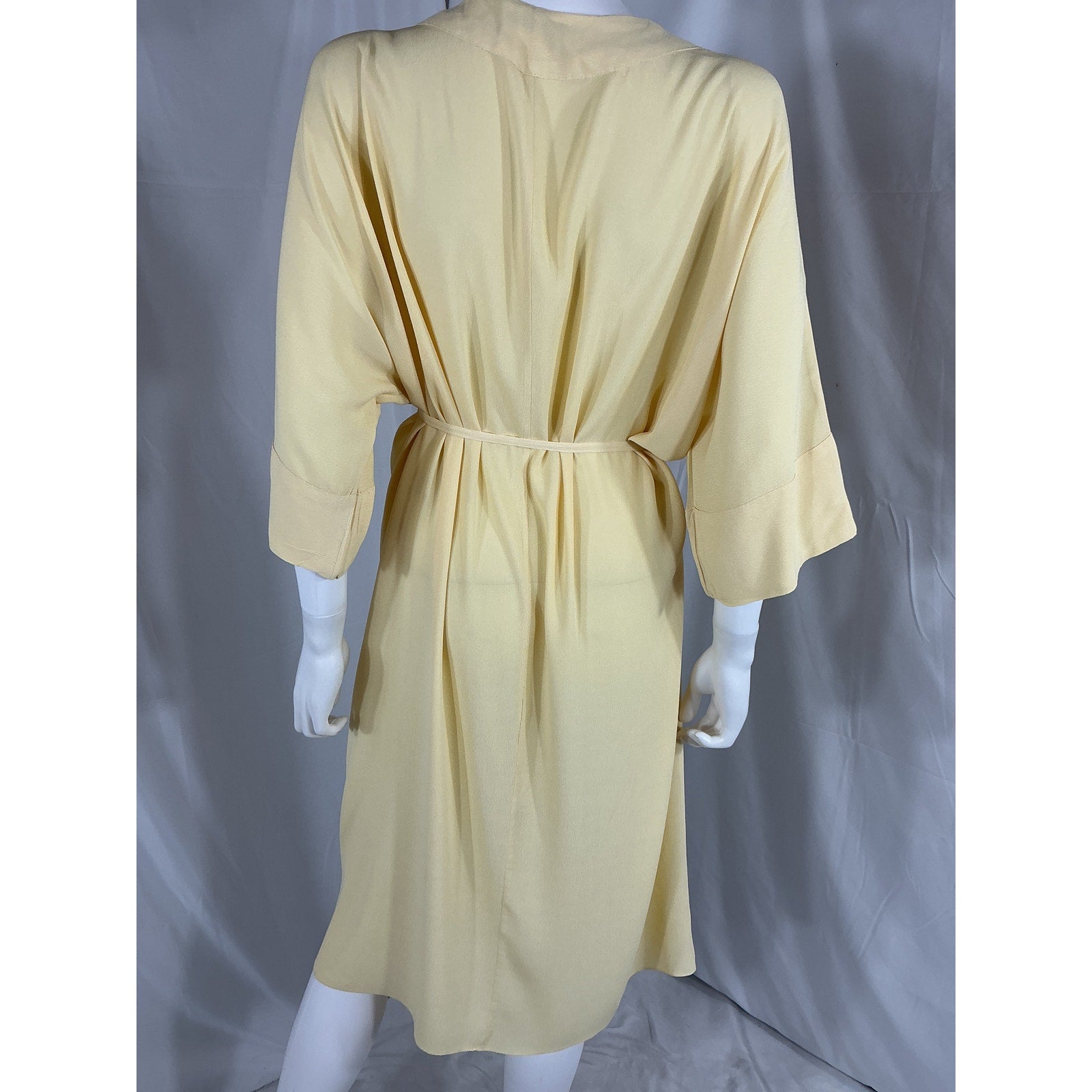 Haight Convertible Knotted Crepe Wrap Dress Size XL