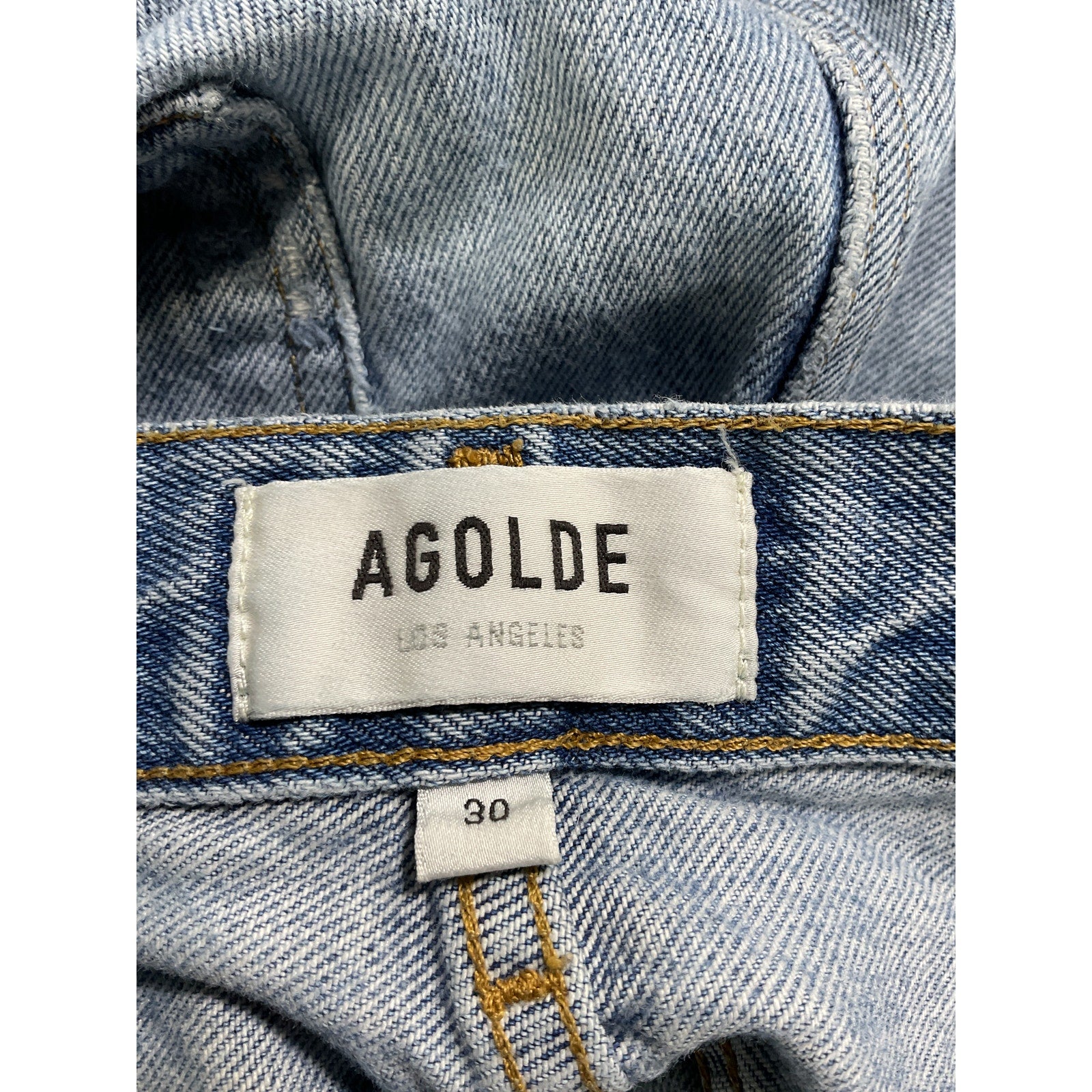 Agolde '90's' Blue Pinch Waist Denim Jean Size 30