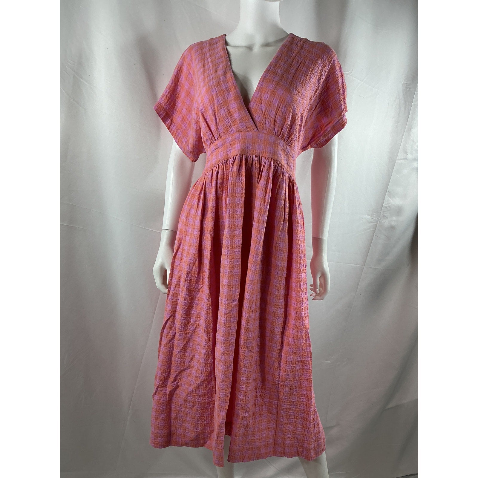 Hatch 'The Carolina' Pink Cotton Dress Size 2