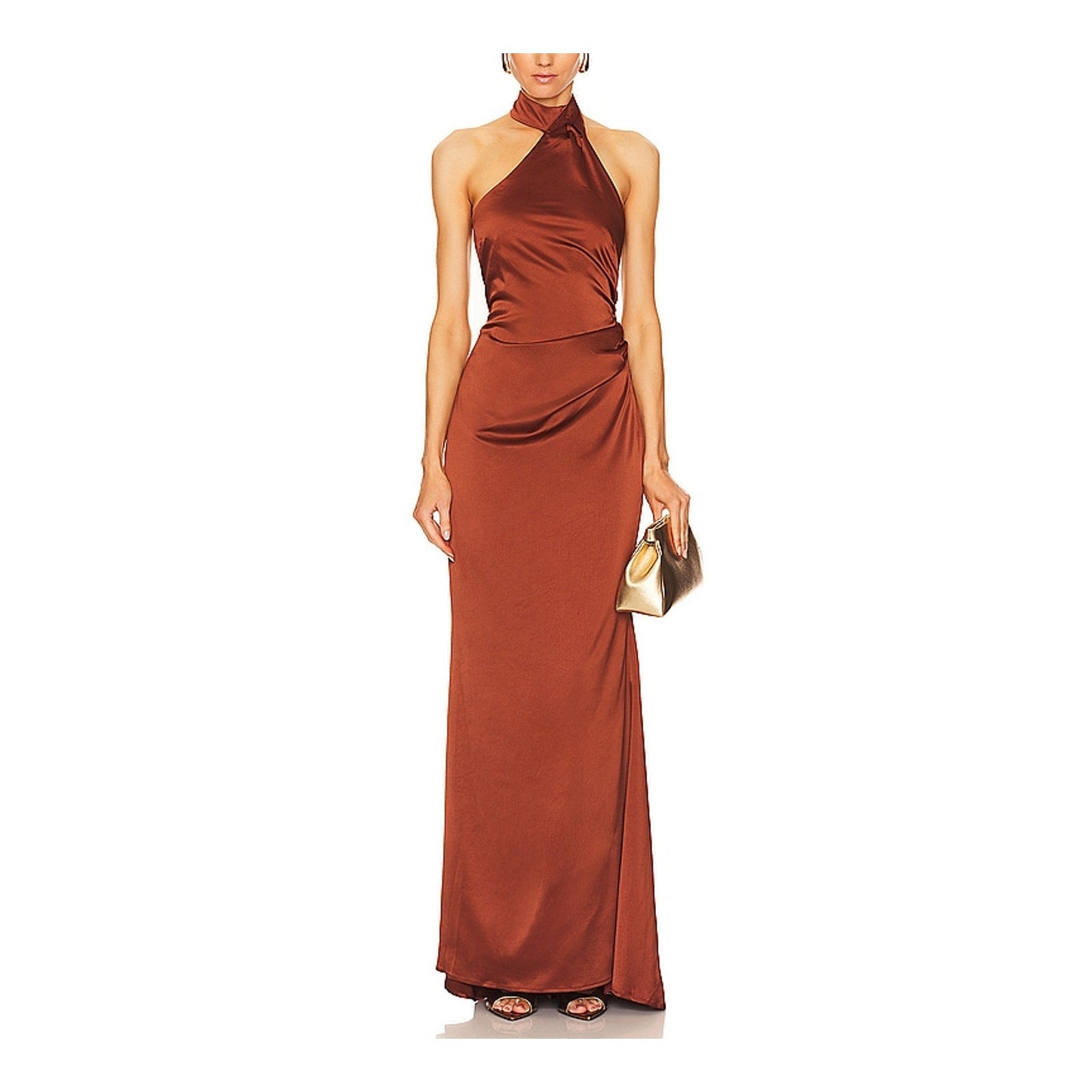 Nookie 'Entice' Brown Polyester Gown Size S