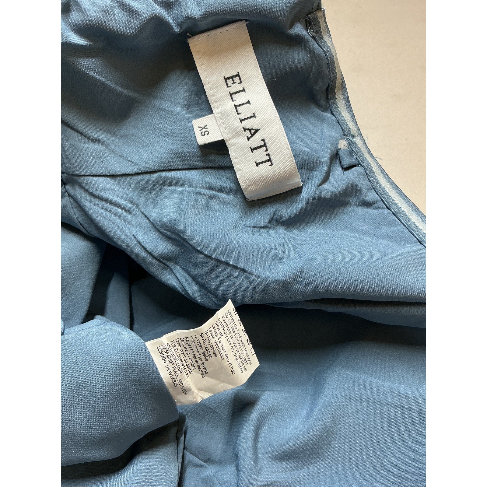 Elliatt 'Coralie' Blue Polyester Mini Dress Size XS