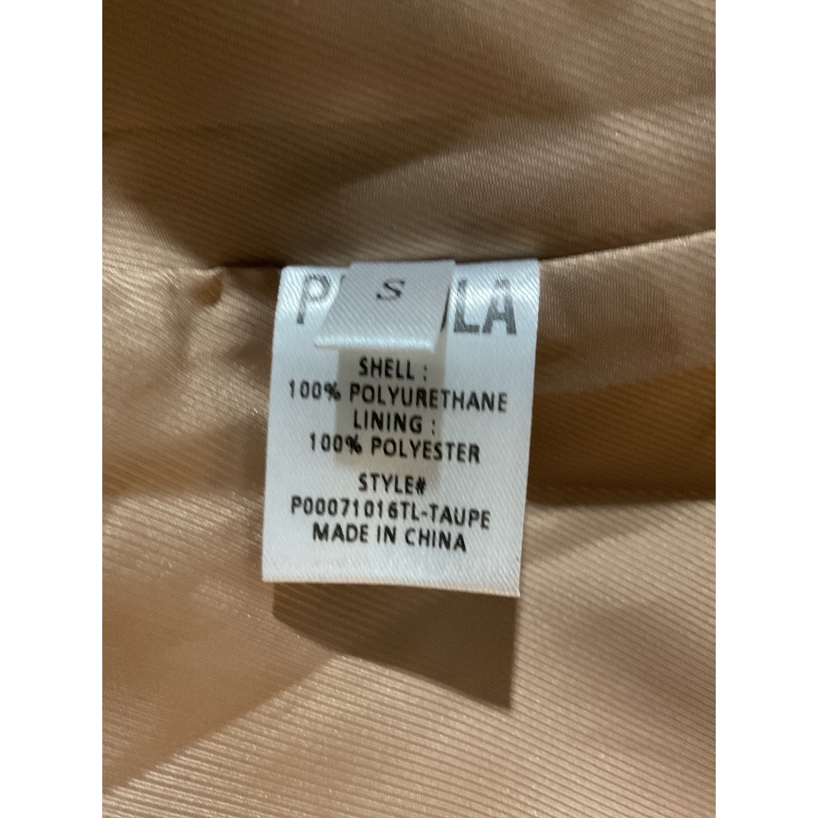 Pistola 'Romina' Brown Polyurethane Belted Blazer Dress  Size S