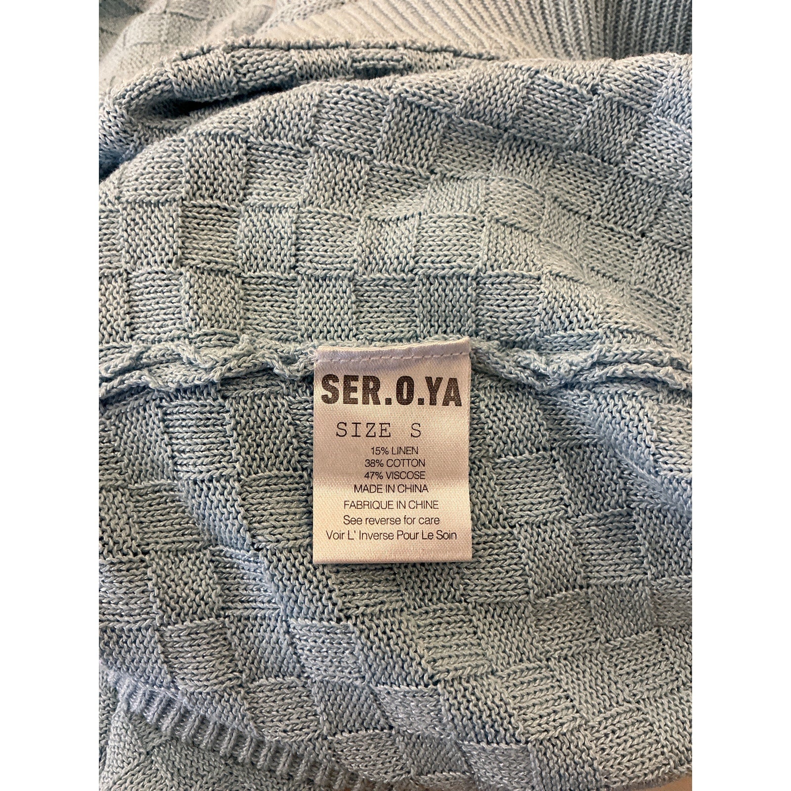 Ser.O.Ya 'Agatha' Blue Pant Size S