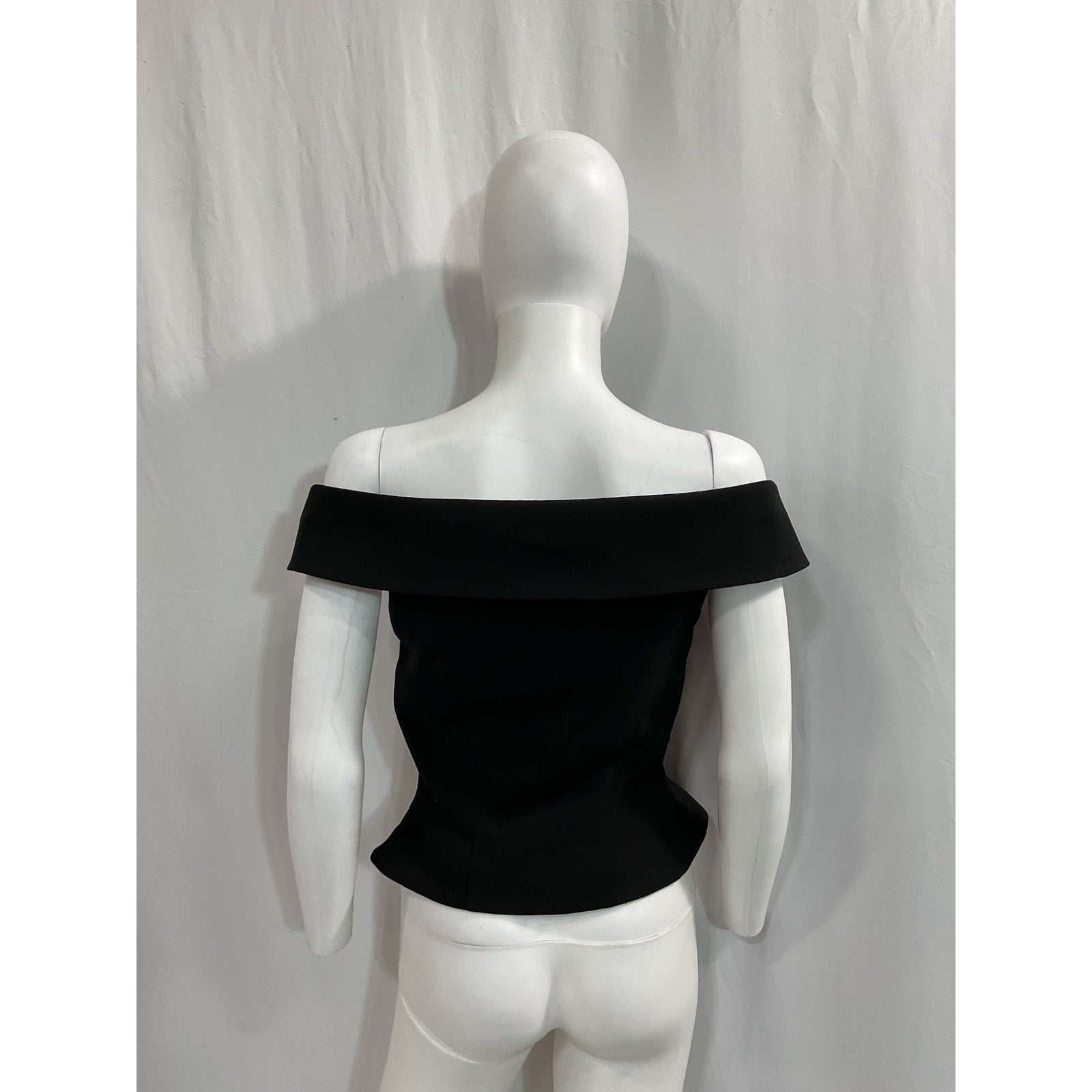 Majorelle 'Brooke' Black Crepe Top Size S
