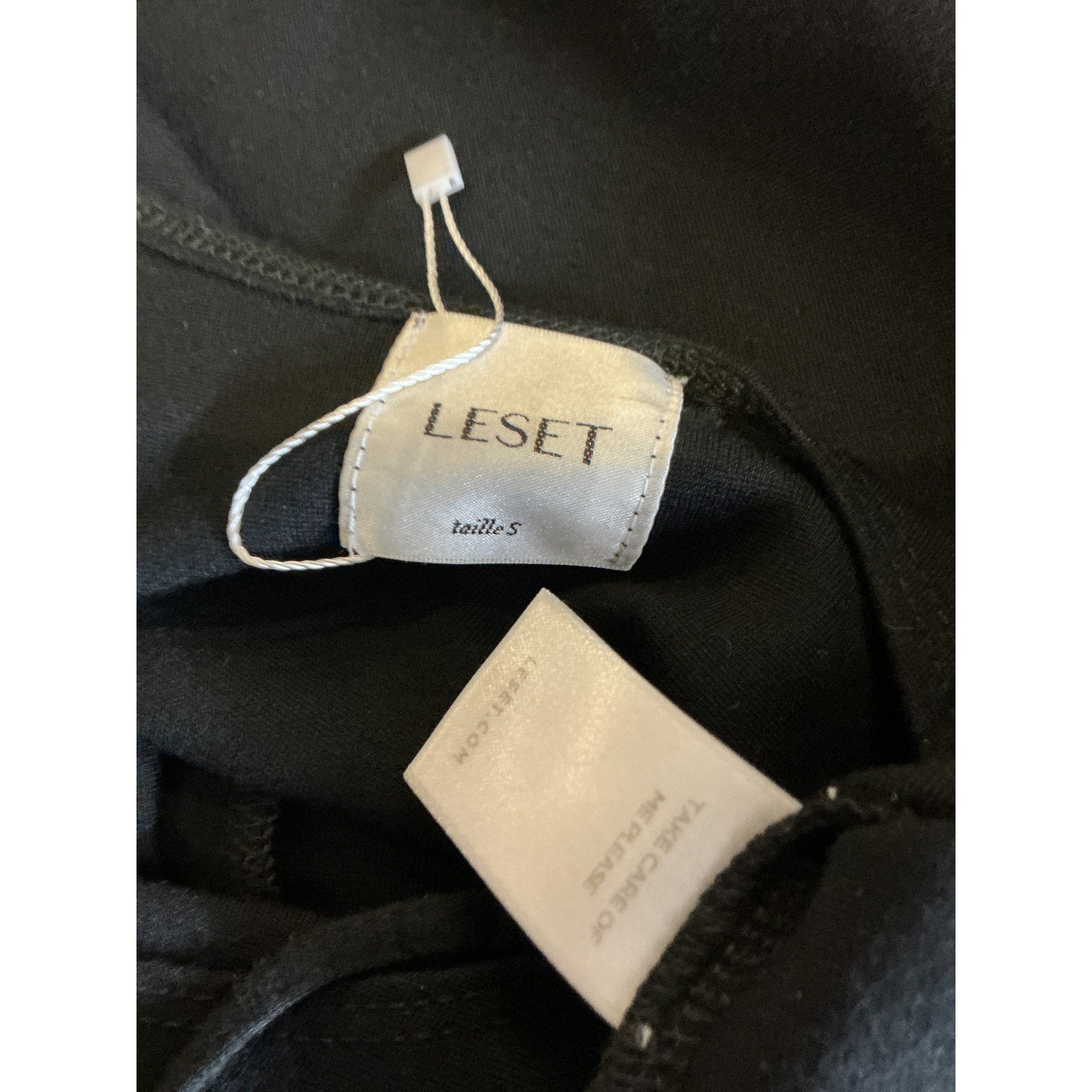 Leset 'Rio' Black Viscose Maxi Tank Dress Size S