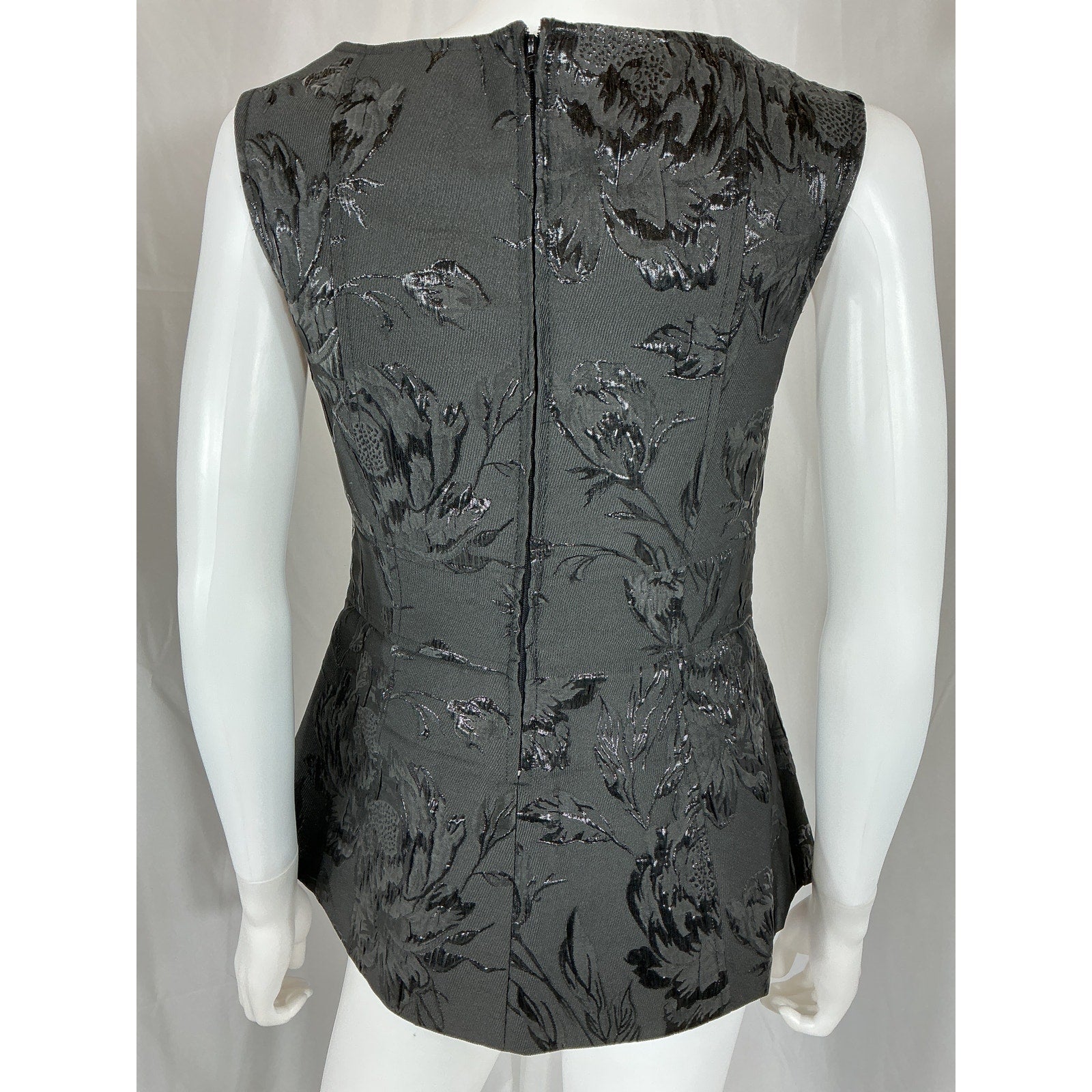 Clea 'Delfina' Black Polyester Top Size M