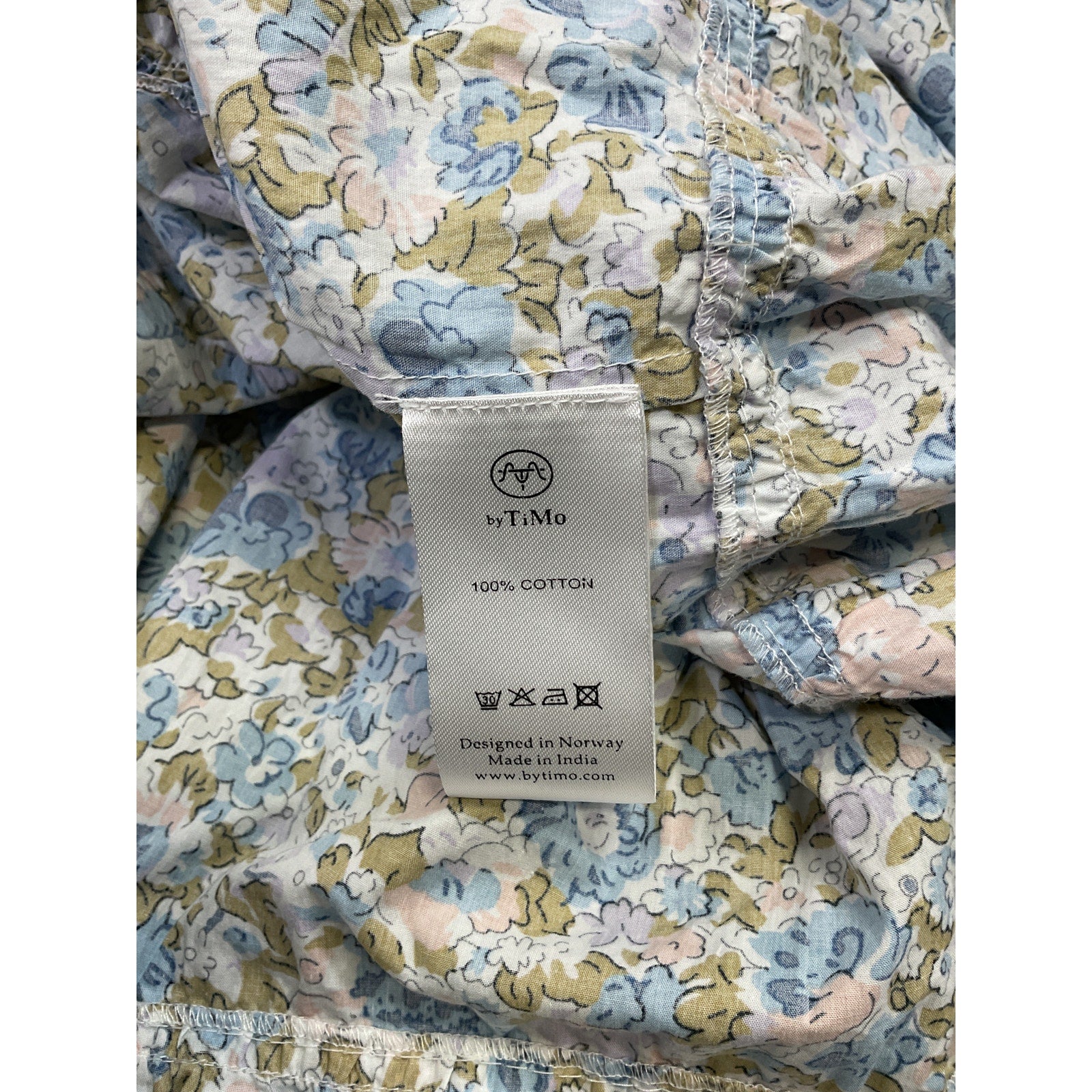 Bytimo 'Poplin' Blue Cotton Shirt Dress Size XS