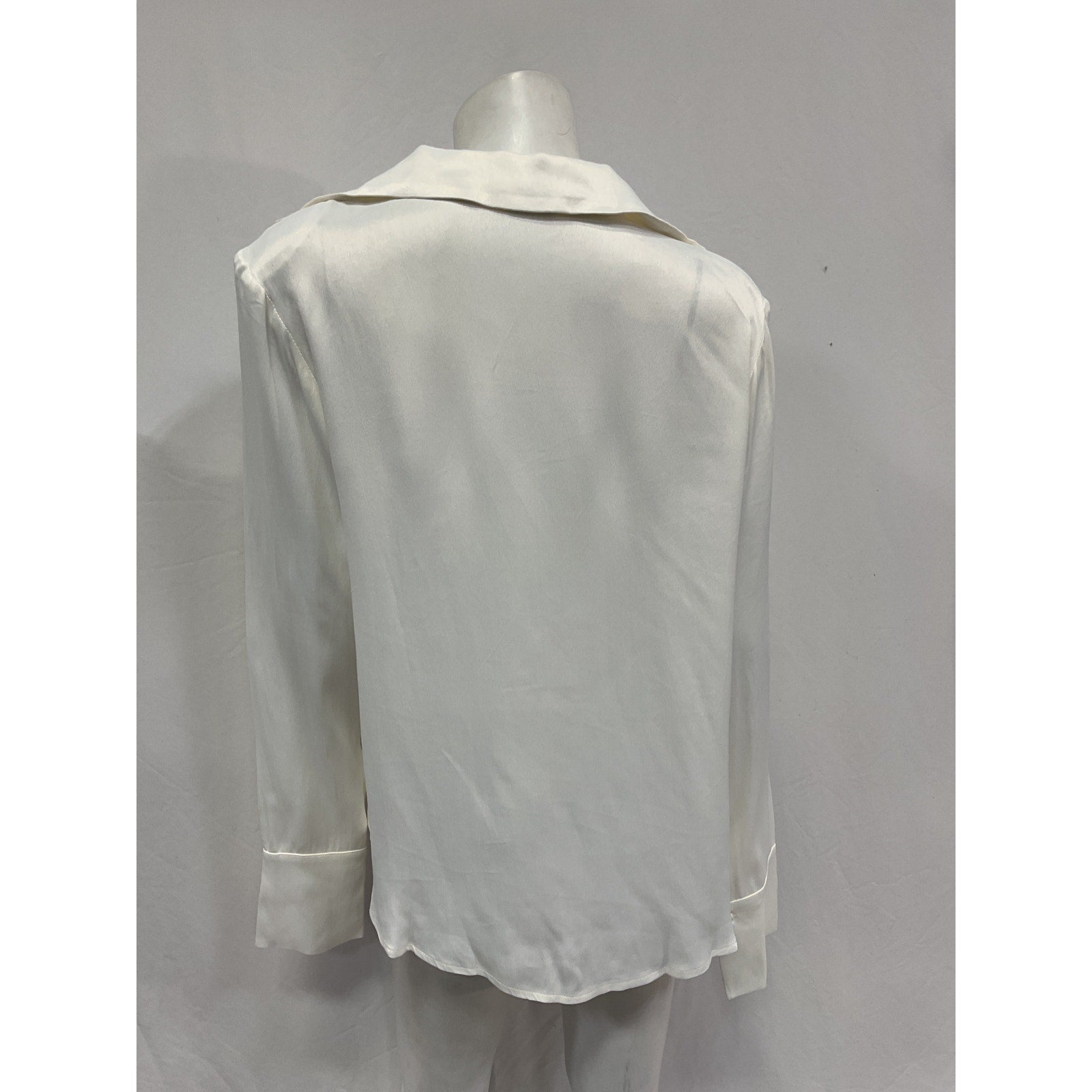Atoir 'The Zodiac' White Sateen Shirt Size M