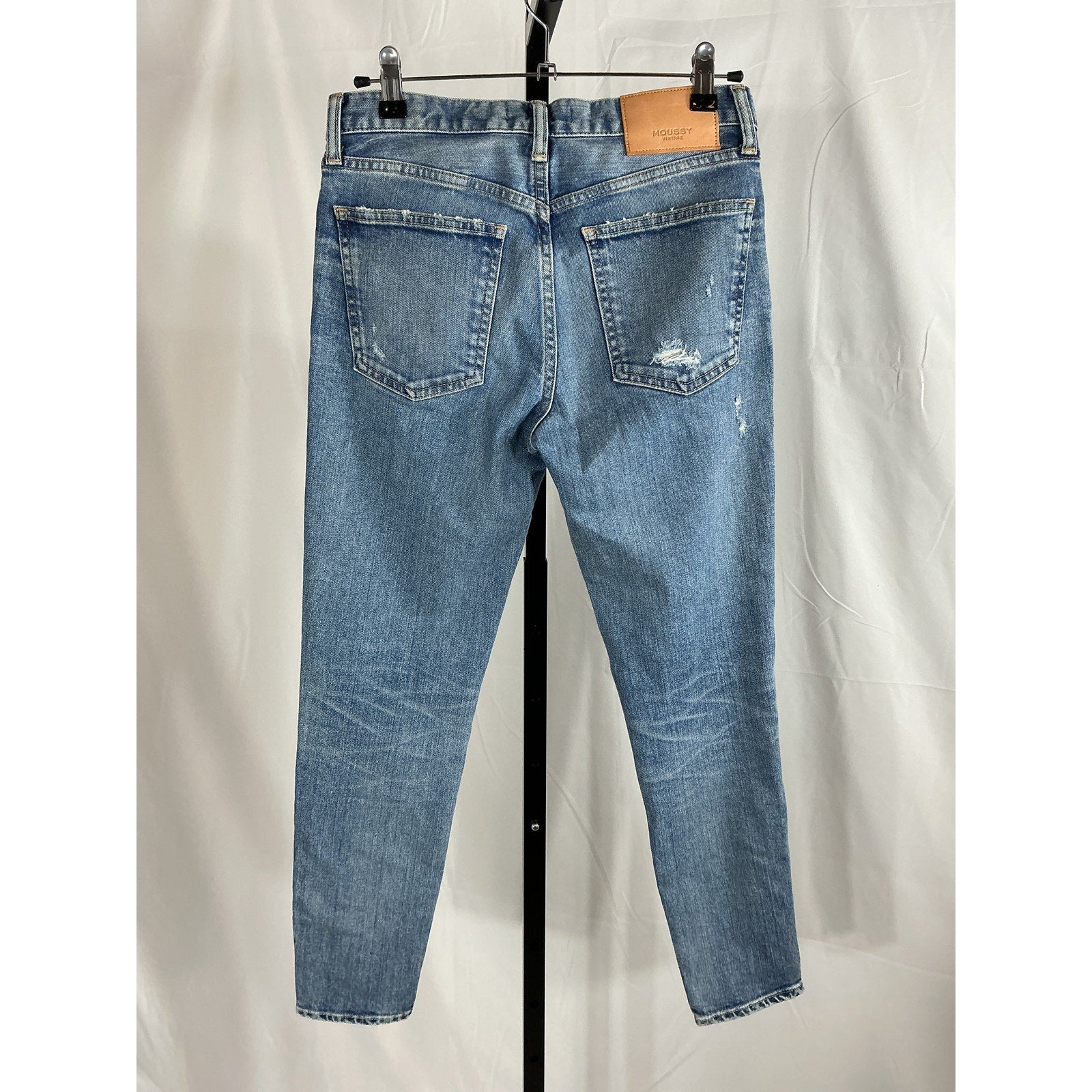 Moussy 'Edmond' Blue Skinny Denim Jean Size 25