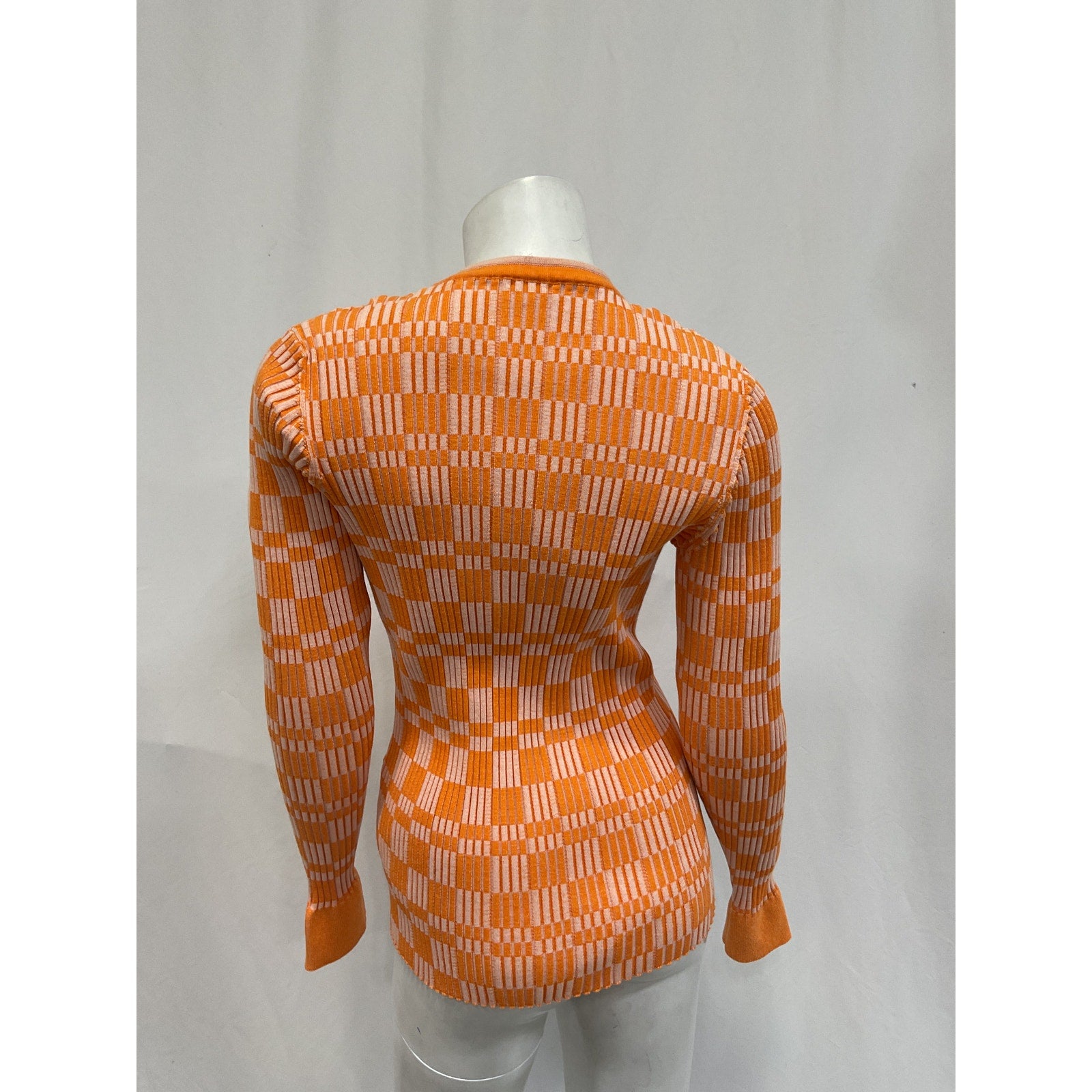 Jacquemus 'Gelati' Orange Long Sleeve Top Size S