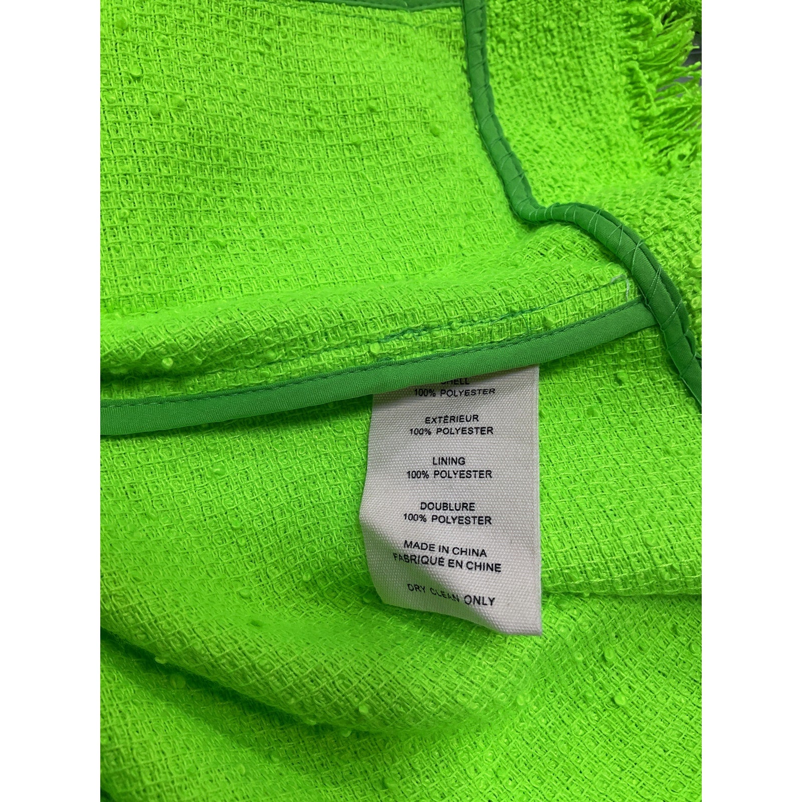 L'Agence 'Angelina' Green Polyester Blazer Size 0