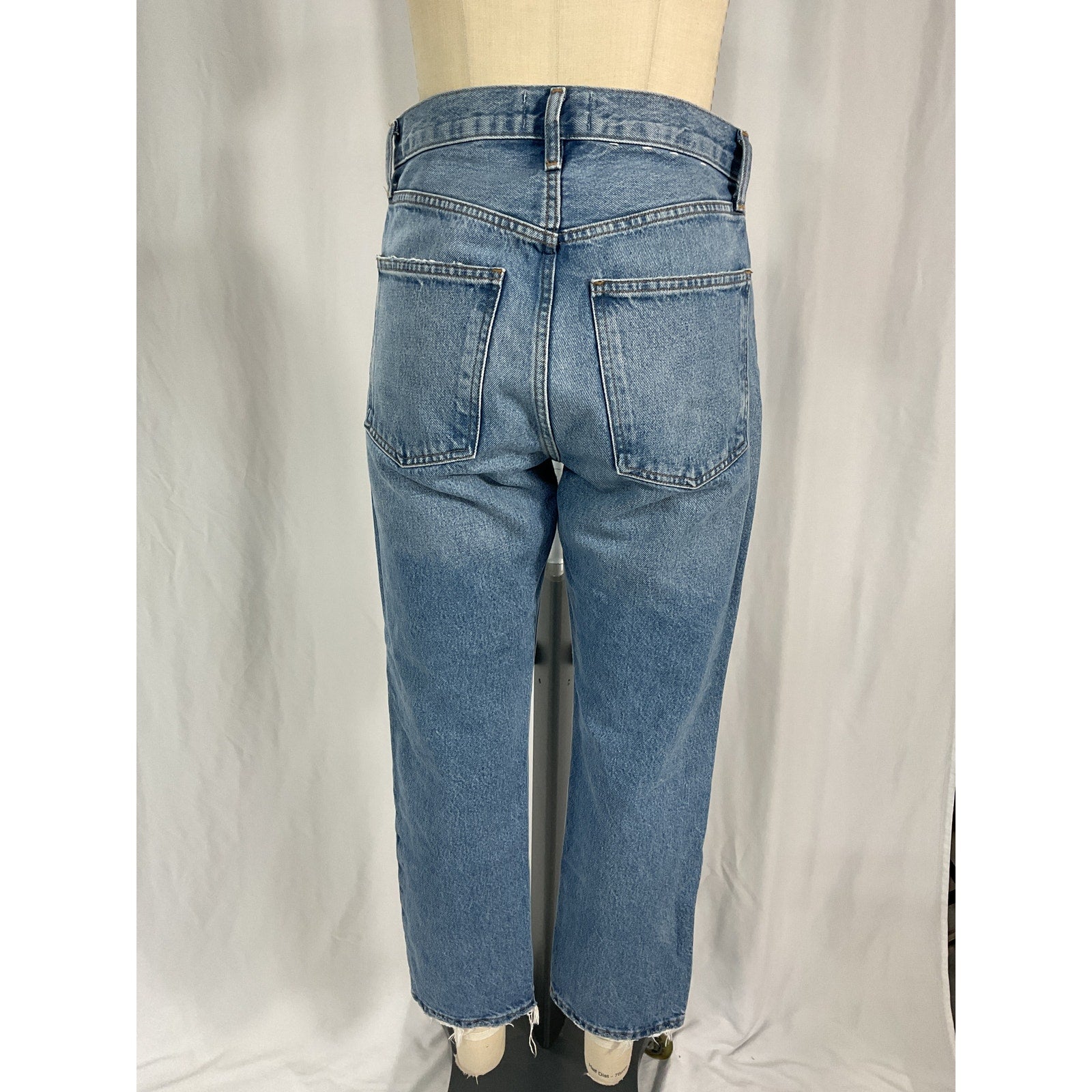Agolde '90's' Blue Crop Denim Jean Size 25