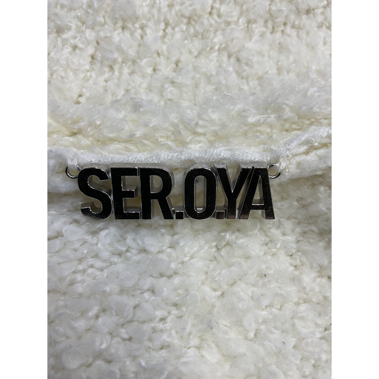 Ser.O.Ya 'Athena' White Robe Size XS