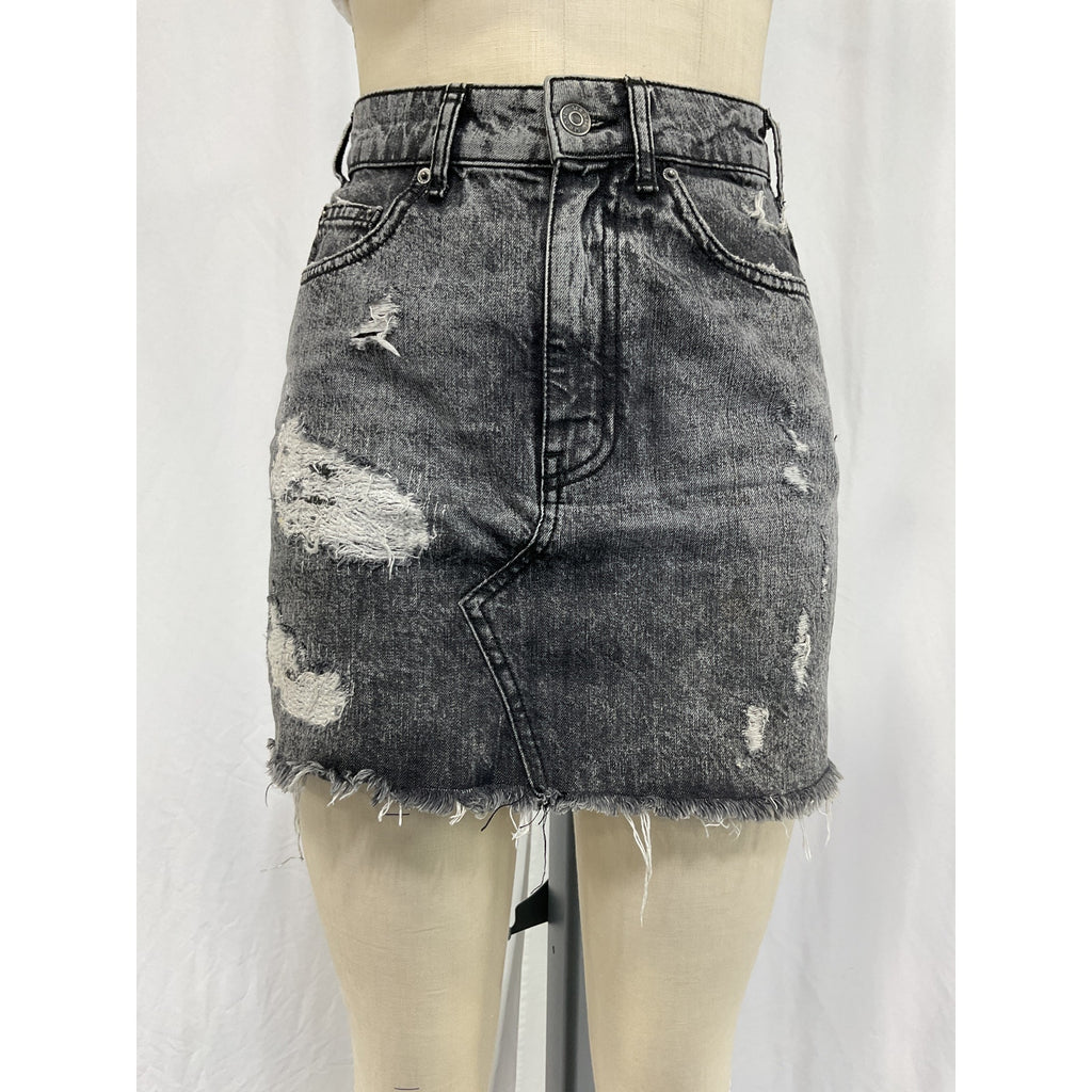 Ser.O.Ya 'Alli' Grey Cotton Skirt Size 25