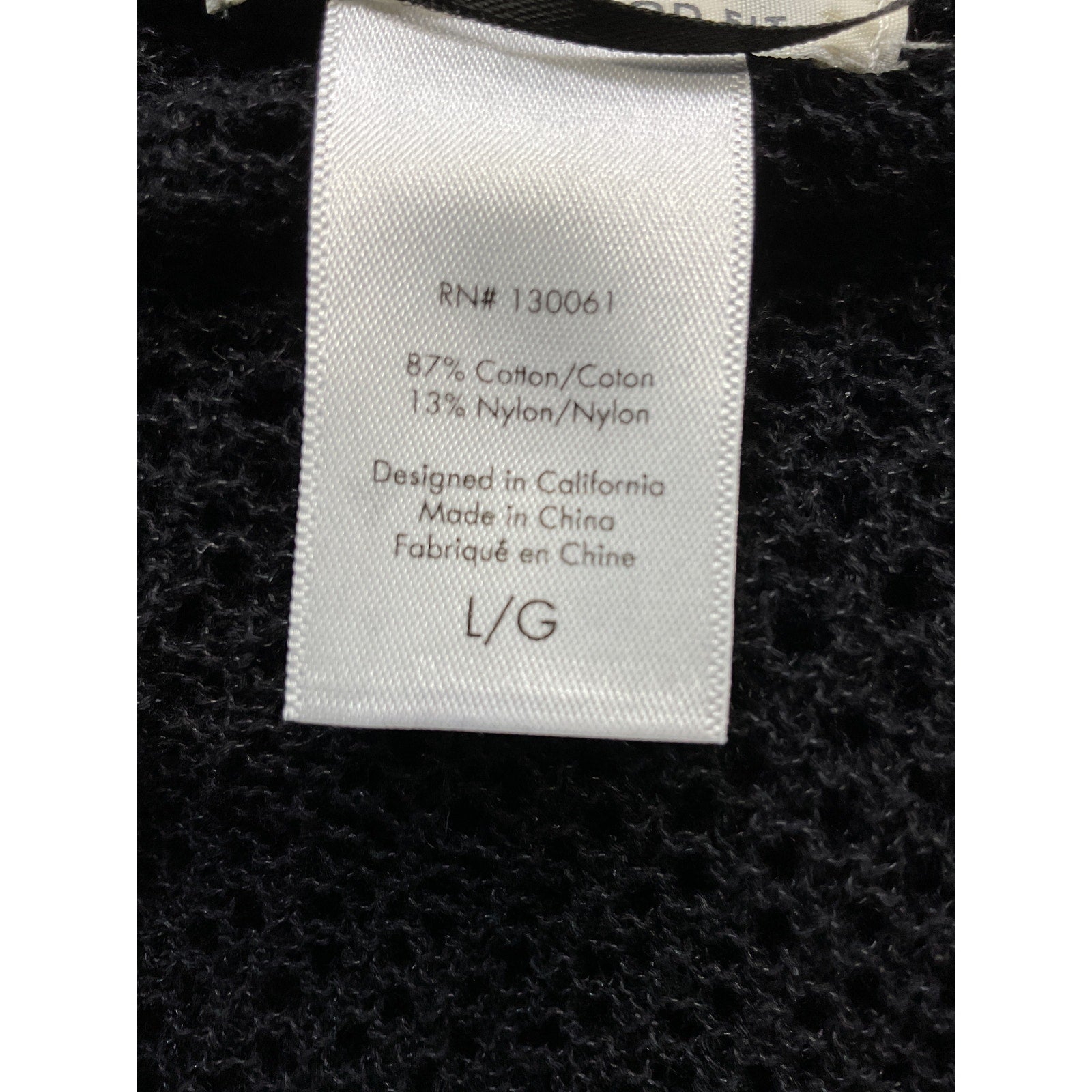L*Space 'Adrift' Black Midi Dress Size L