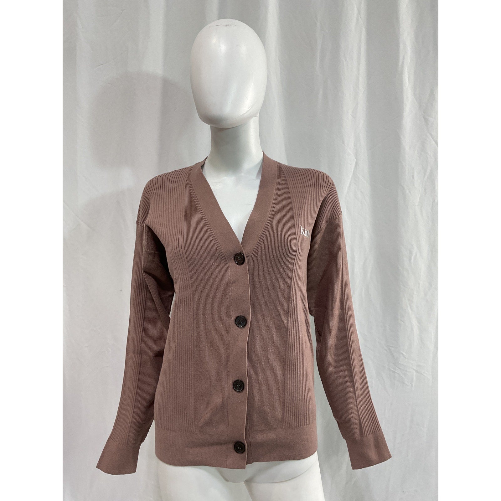 Kith 'Gemma' Pink Long Sleeve Cardigan Size XS