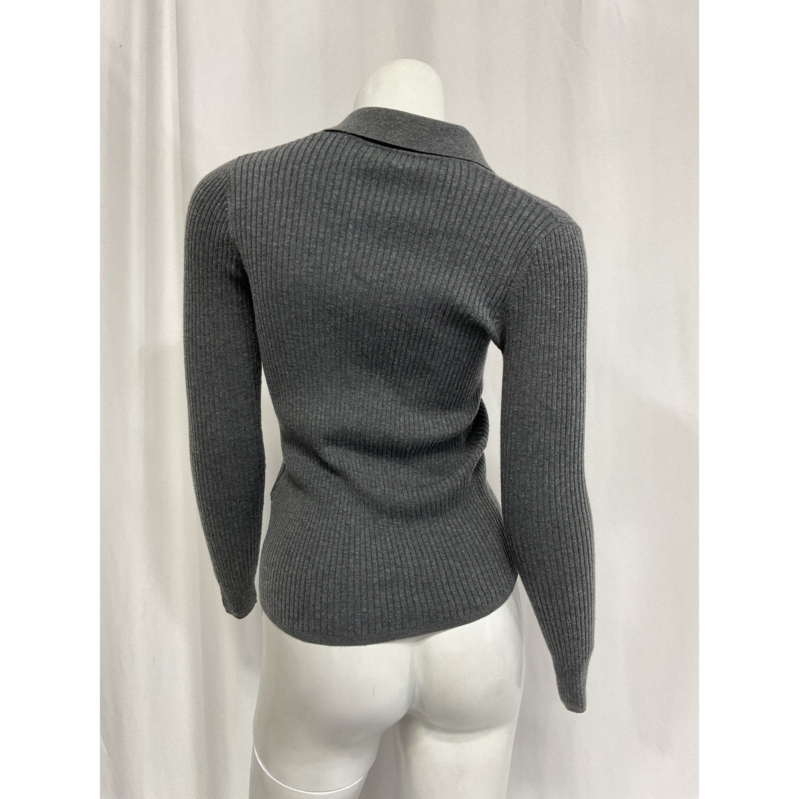 Sandro 'Harry' Gray Polo Sweater Size 0