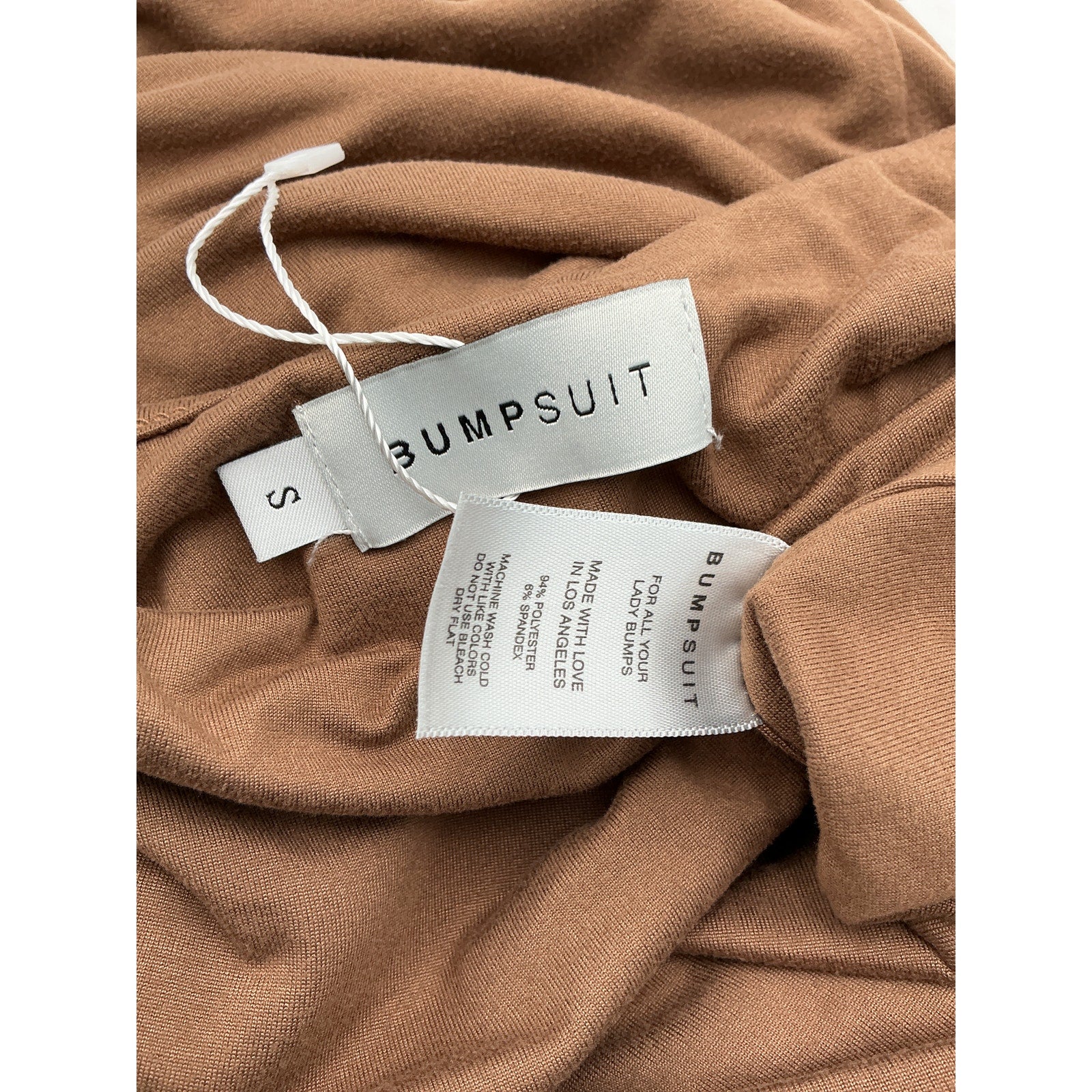 Bumpsuit The Jane Brown Maternity Dress Size S