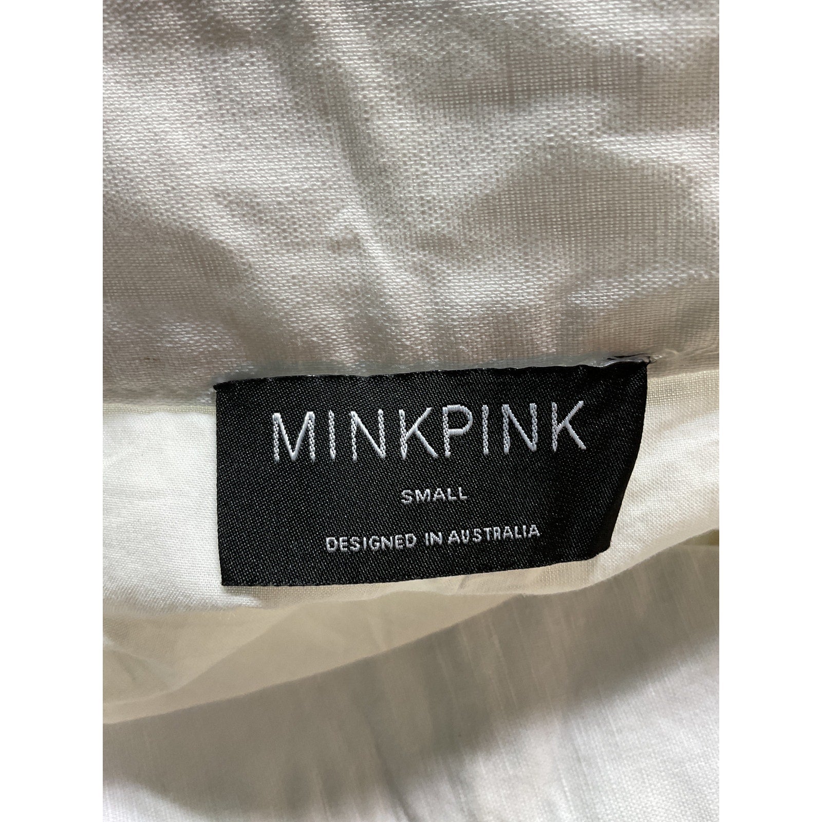 Minkpink 'Rhea' White Shorts Size S