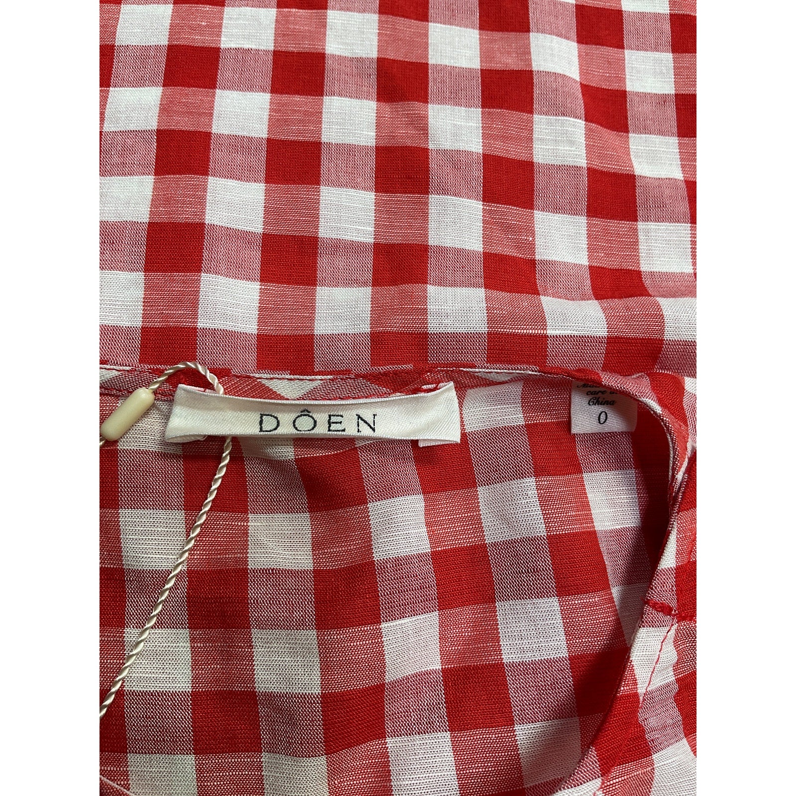 D�en 'Coralie' Red Rayon Dress Size 0 - NWT