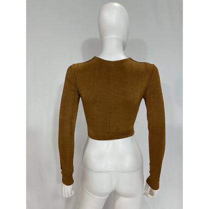 Significant Other 'Texas' Brown Top Size 2