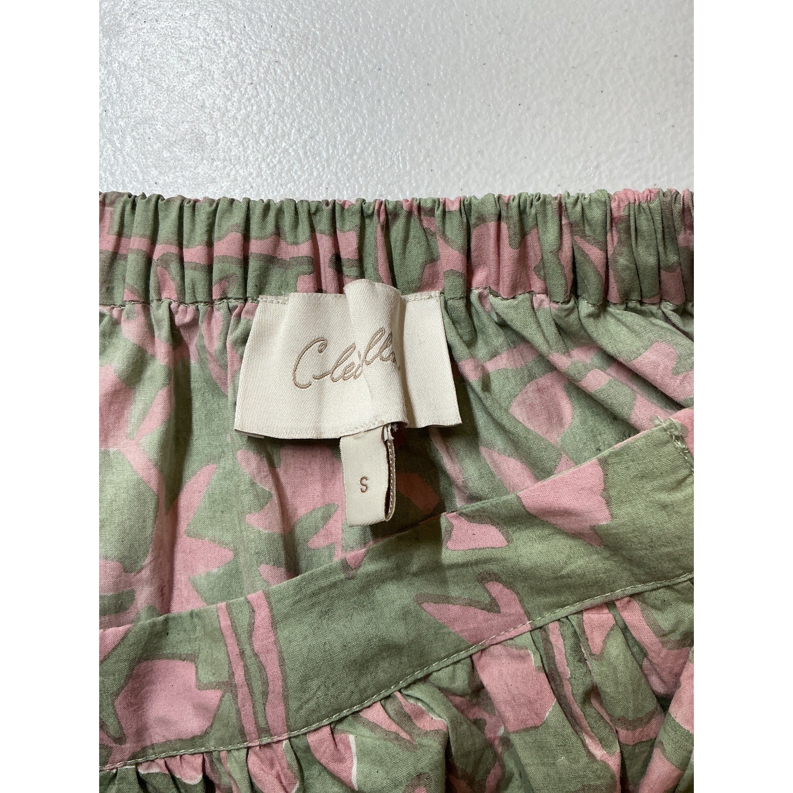 Cleobella 'Paola' Pink Cotton Ankle Dress Size S