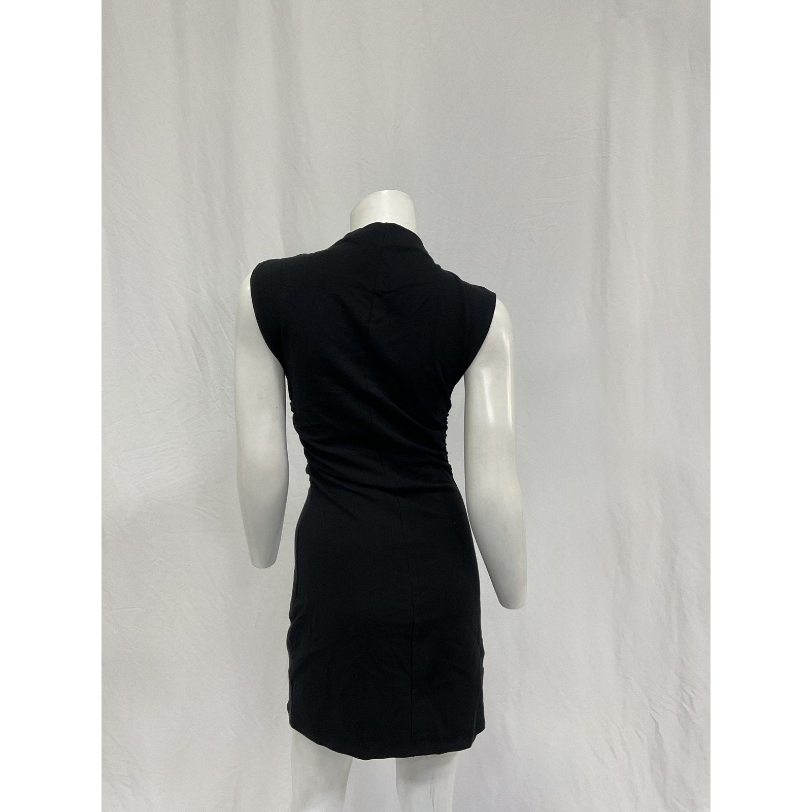 Reformation 'Alden' Black Cotton Knit Dress Size S