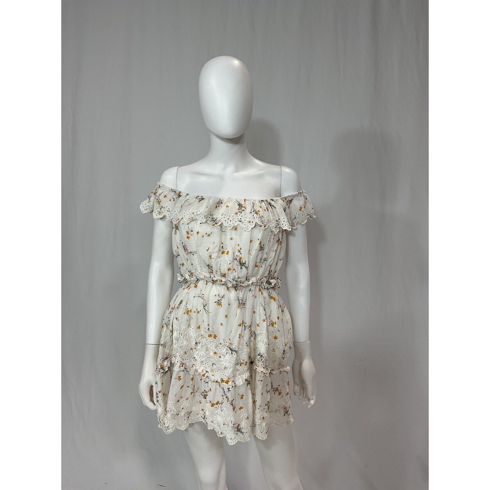 Tularosa 'Berklee' White Linen Mini Dress Size S