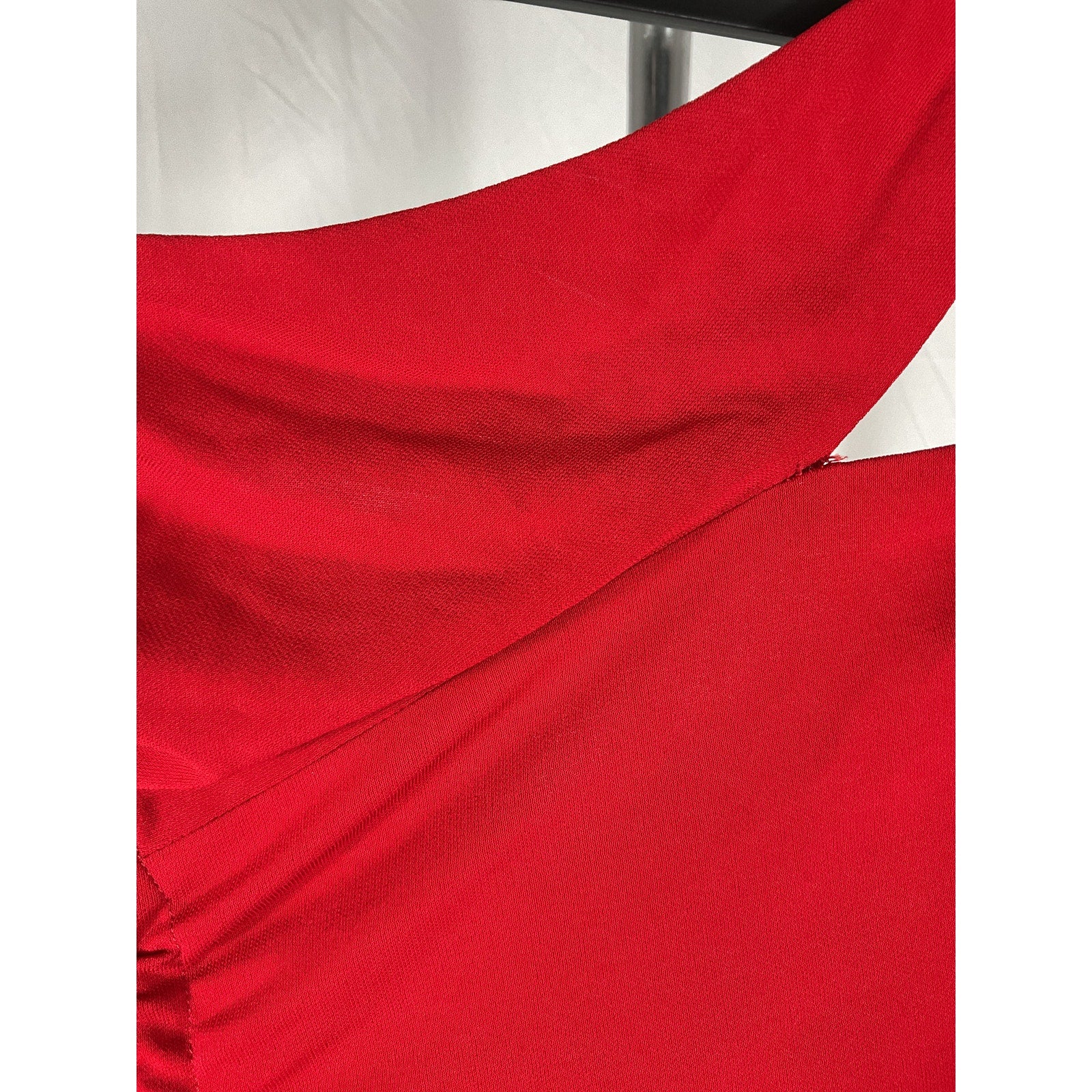 Dundas 'Loren' Red Viscose Gown Size 38