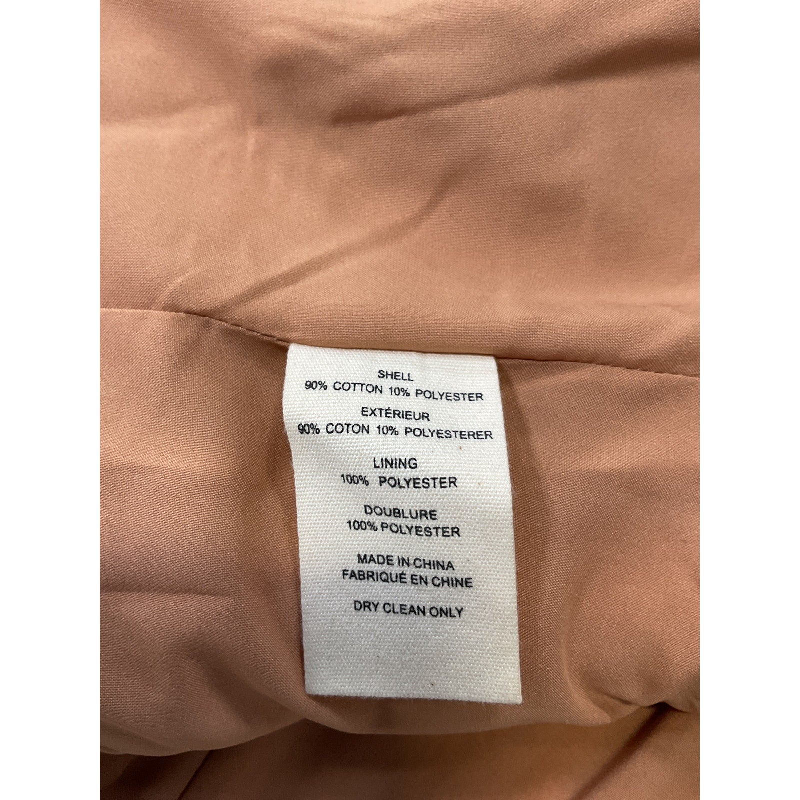 L'Agence 'Brooke' Tan Cotton Double Breasted Crop Blazer Size 4