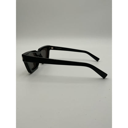 Saint Laurent Eyewear Black Acetate Calista Cat-Eye Acetate Sunglasses Size OS