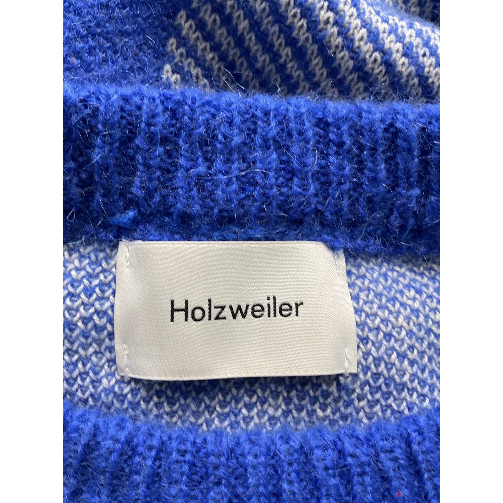 Holzweiler 'Tipps' Blue Knit Sweater Size XS