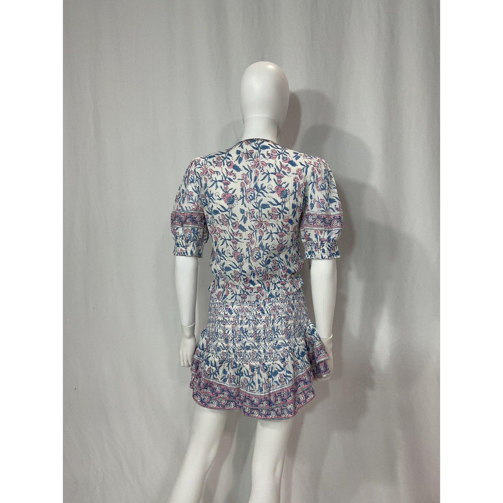 Saylor 'Katrina' Blue Skirt And Top Set Size XS