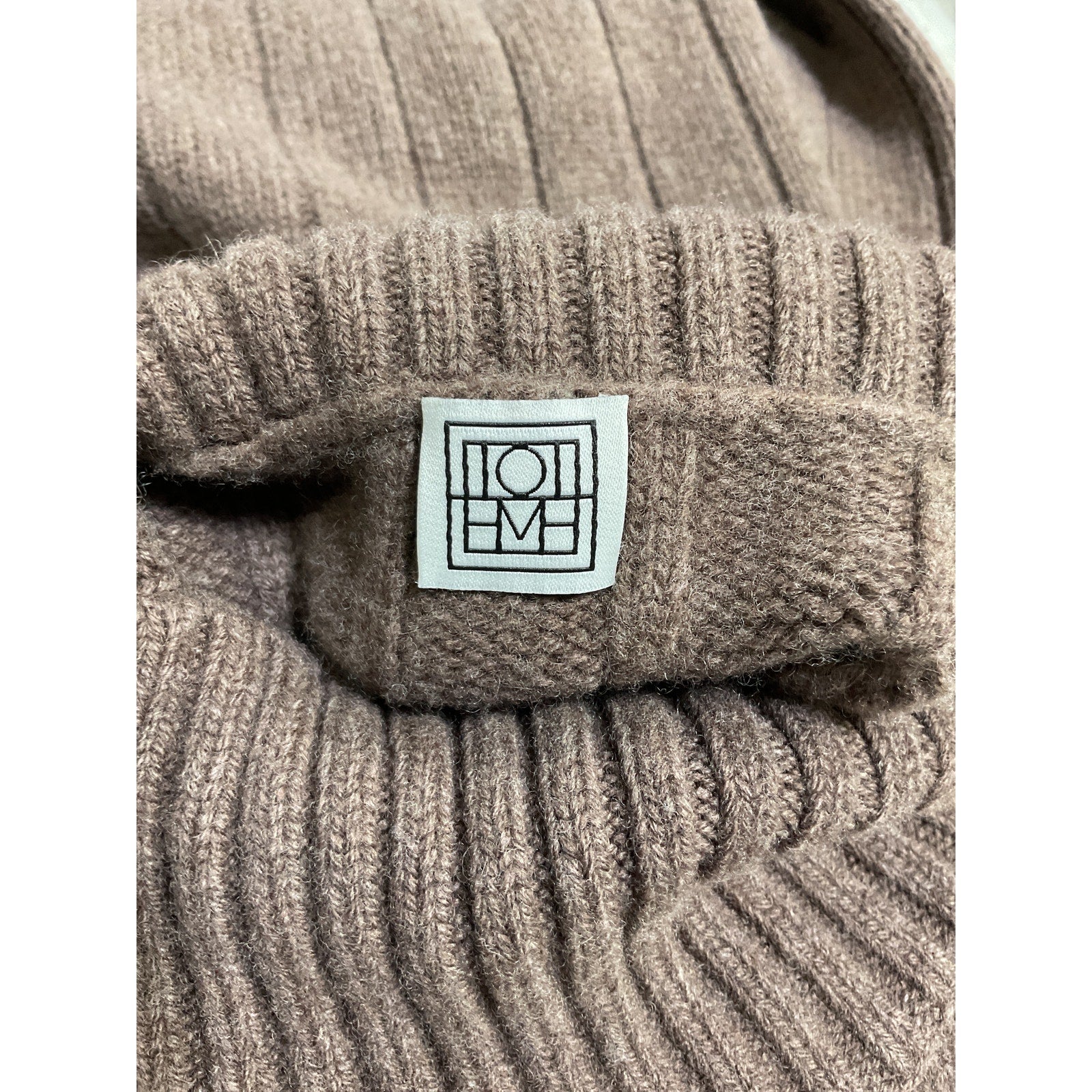 Toteme Cashmere Brown Wool Sweater Size XS