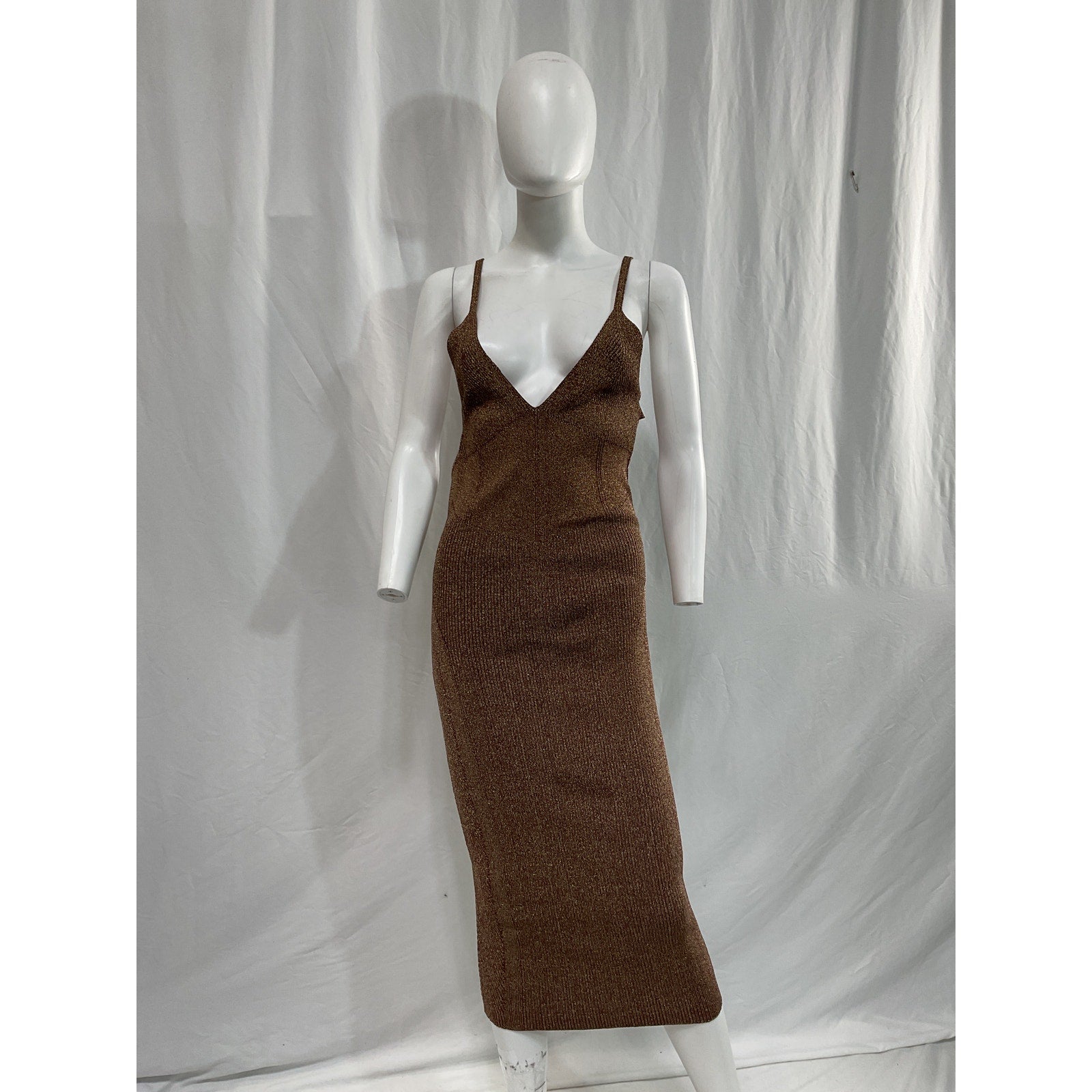 Retrofete 'Amster' Brown Cut Out Dress Size XL