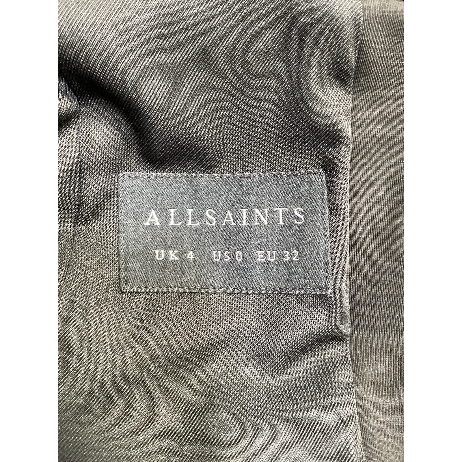 Allsaints 'Aleida' Black Modal Jersey Blazer Size 0