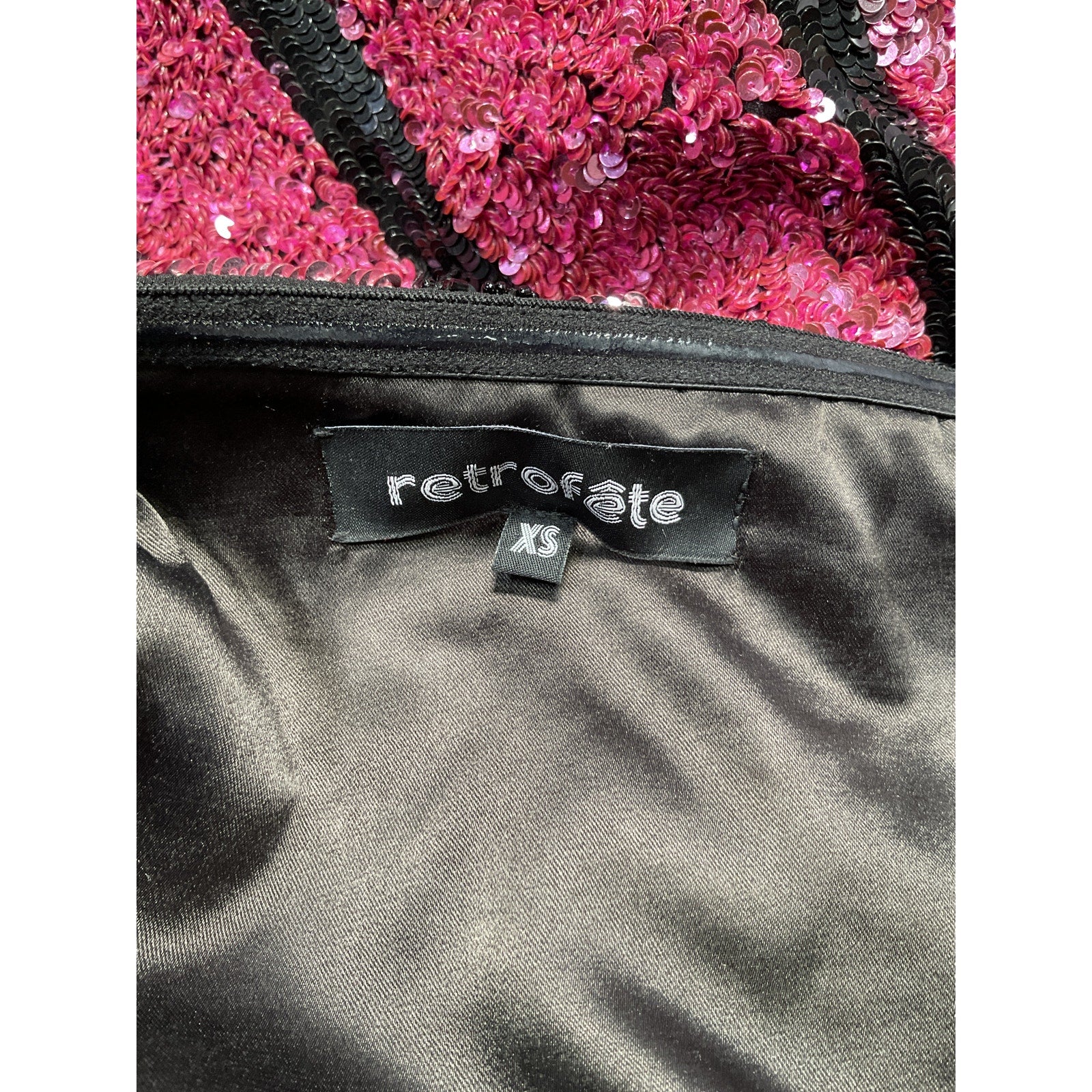 Retrofete 'Arabelle' Pink Poly Dress Size XS