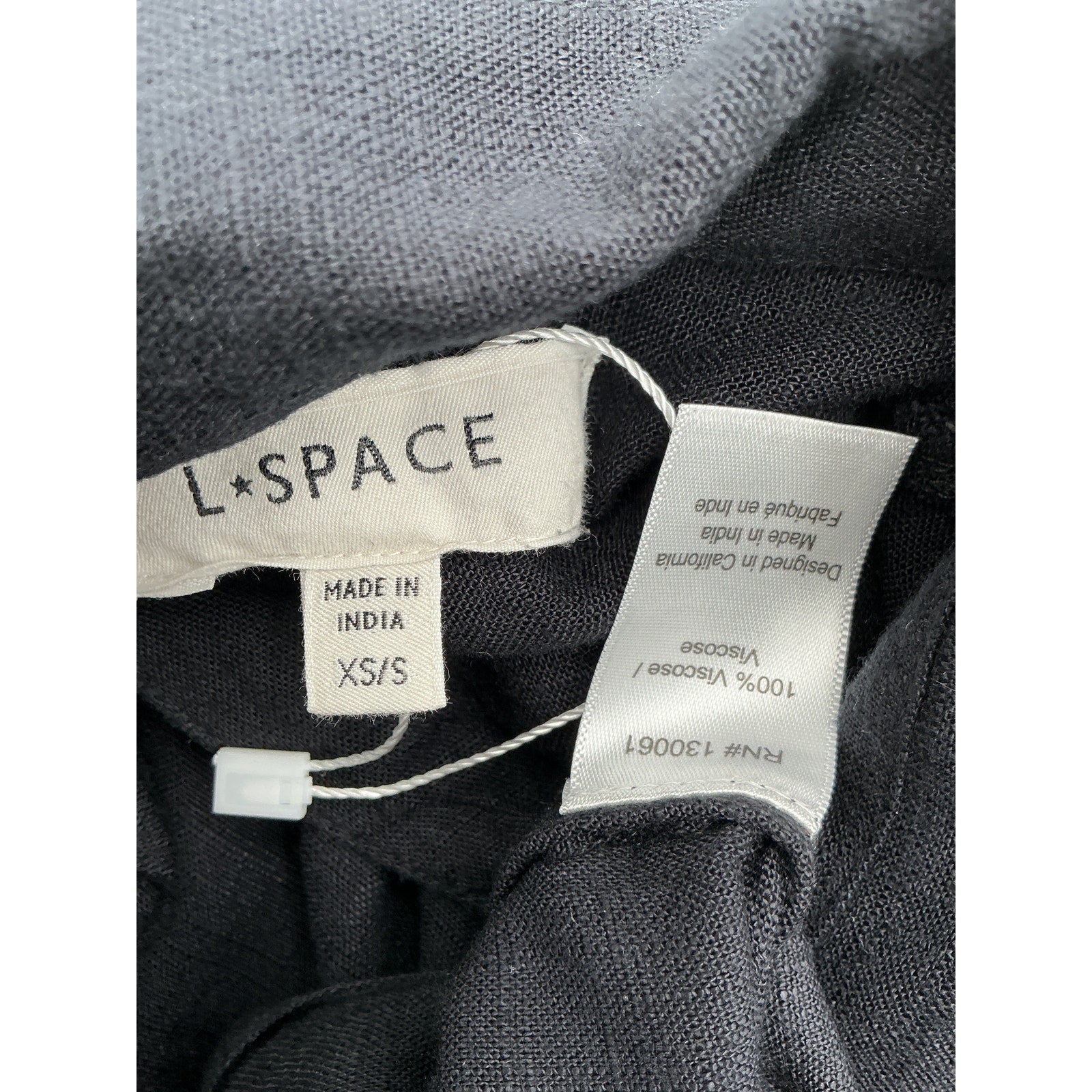 Lspace 'Barcelona' Black Viscose Dress Size XS / S