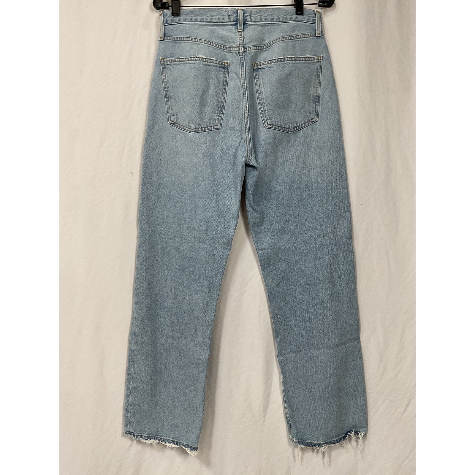Agolde '90'S' Blue Cotton Mid Rise Loose Denim Jean Size 27