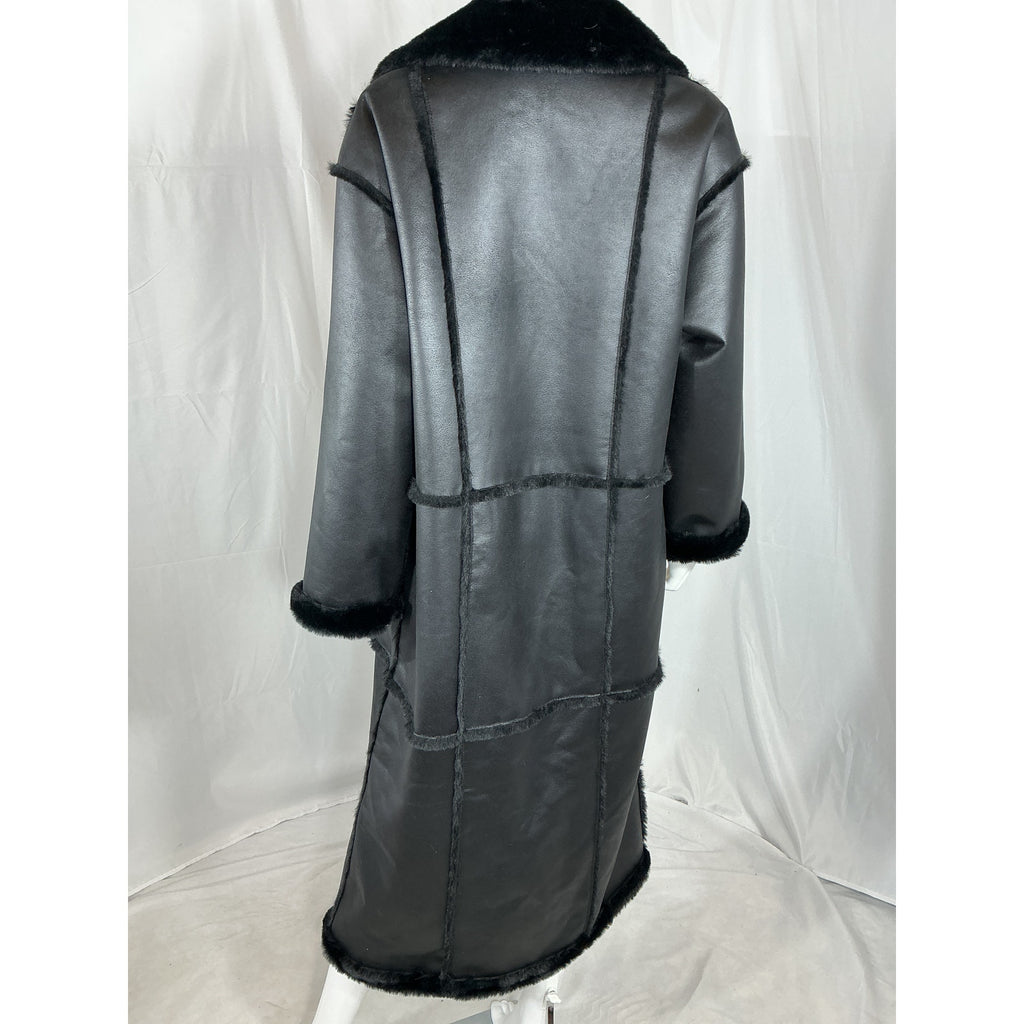 Tularosa 'Belen' Black Polyester Coat Size S - NWT