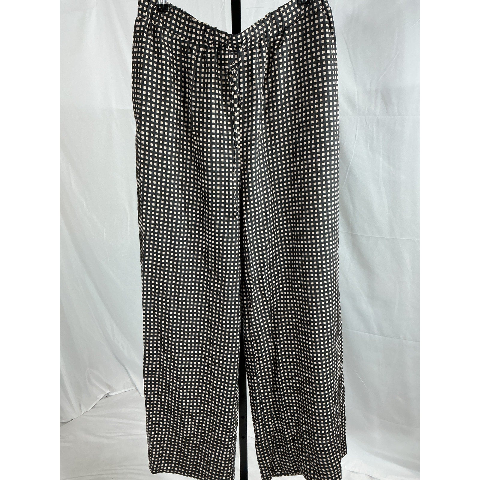 Dissh 'Hudson' Black Linen Drawstring Pant Size 12