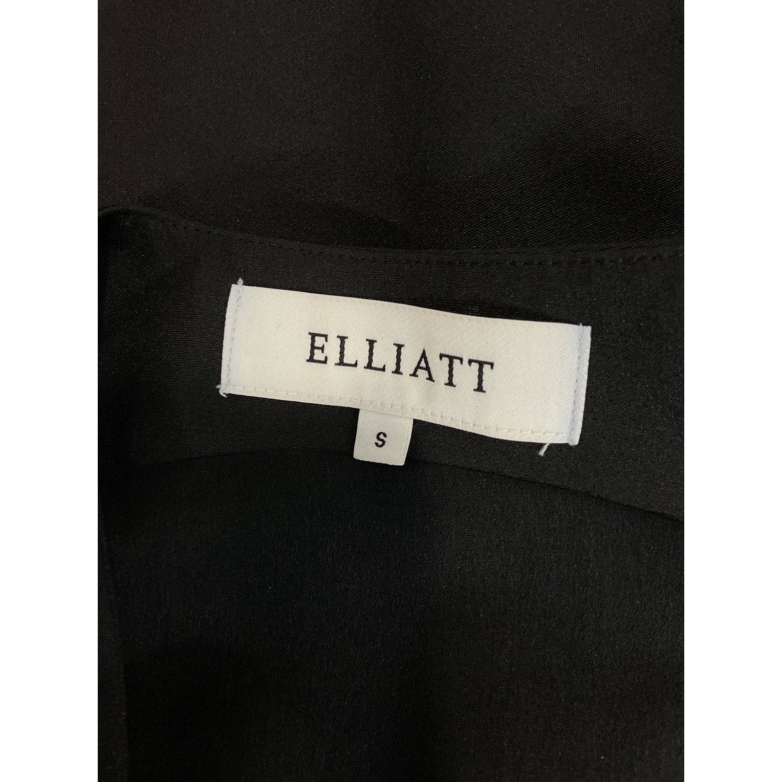 Elliatt 'Cavalcade' Black Crepe Top Size S