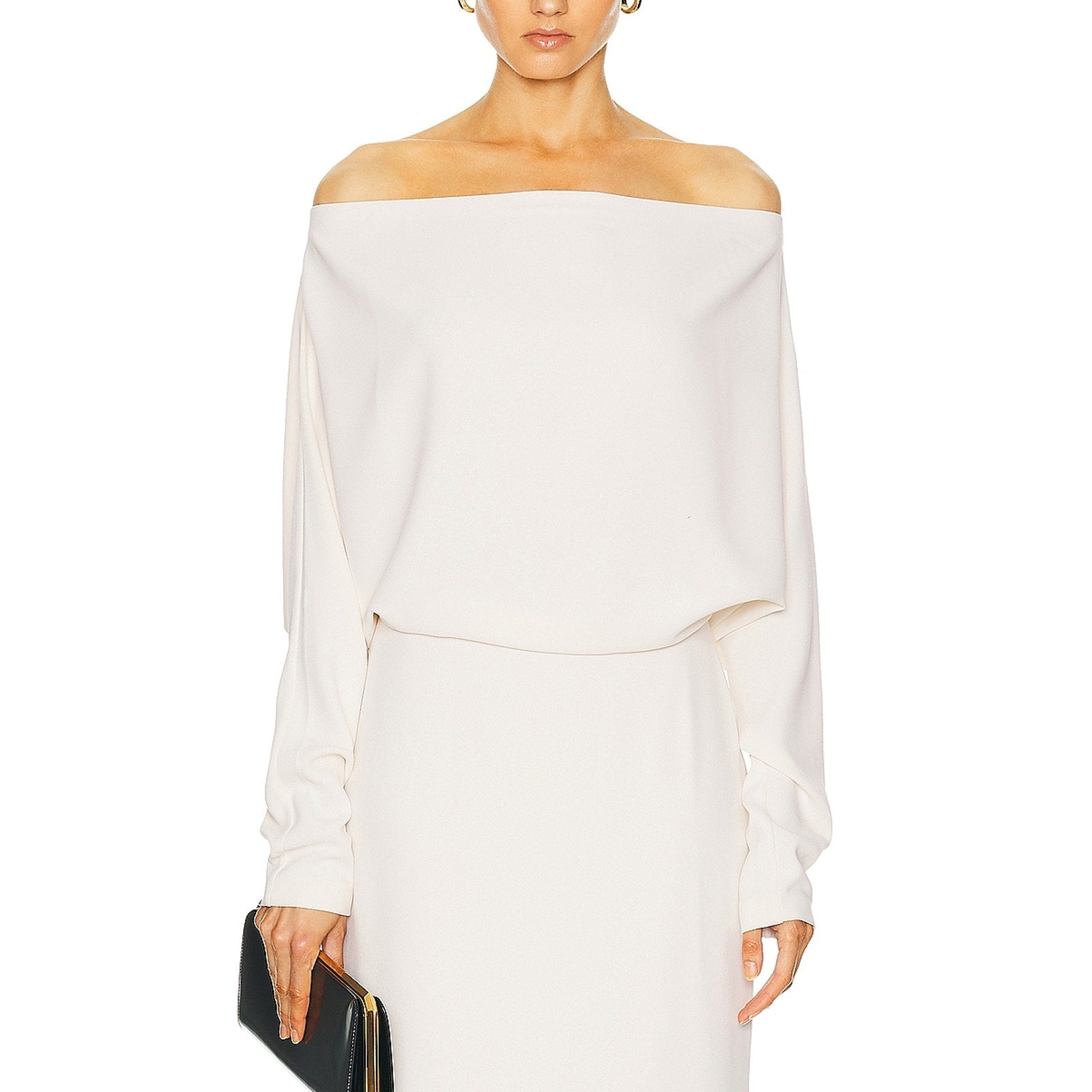 L'Academie 'By Marianna' Ivory Polyester Katia Top Size M