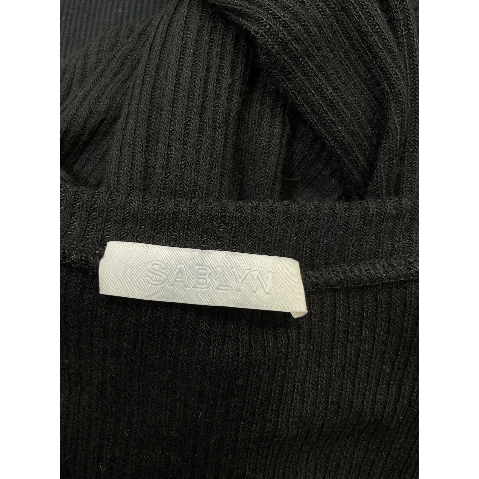Sablyn 'Elodie' Black Scoop Neck Dress Size XS