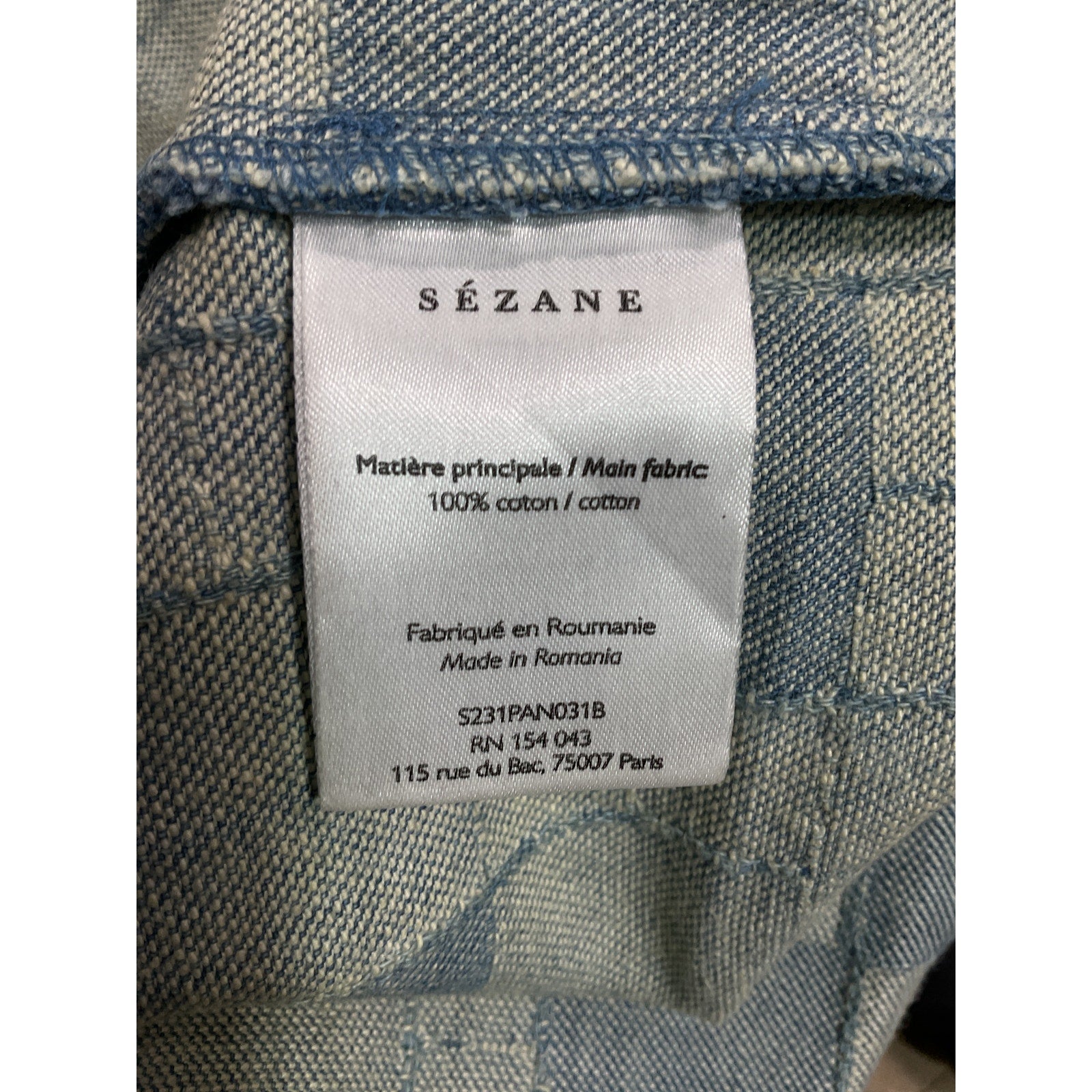 S�zane 'Andr�as' Blue Pants Size 34