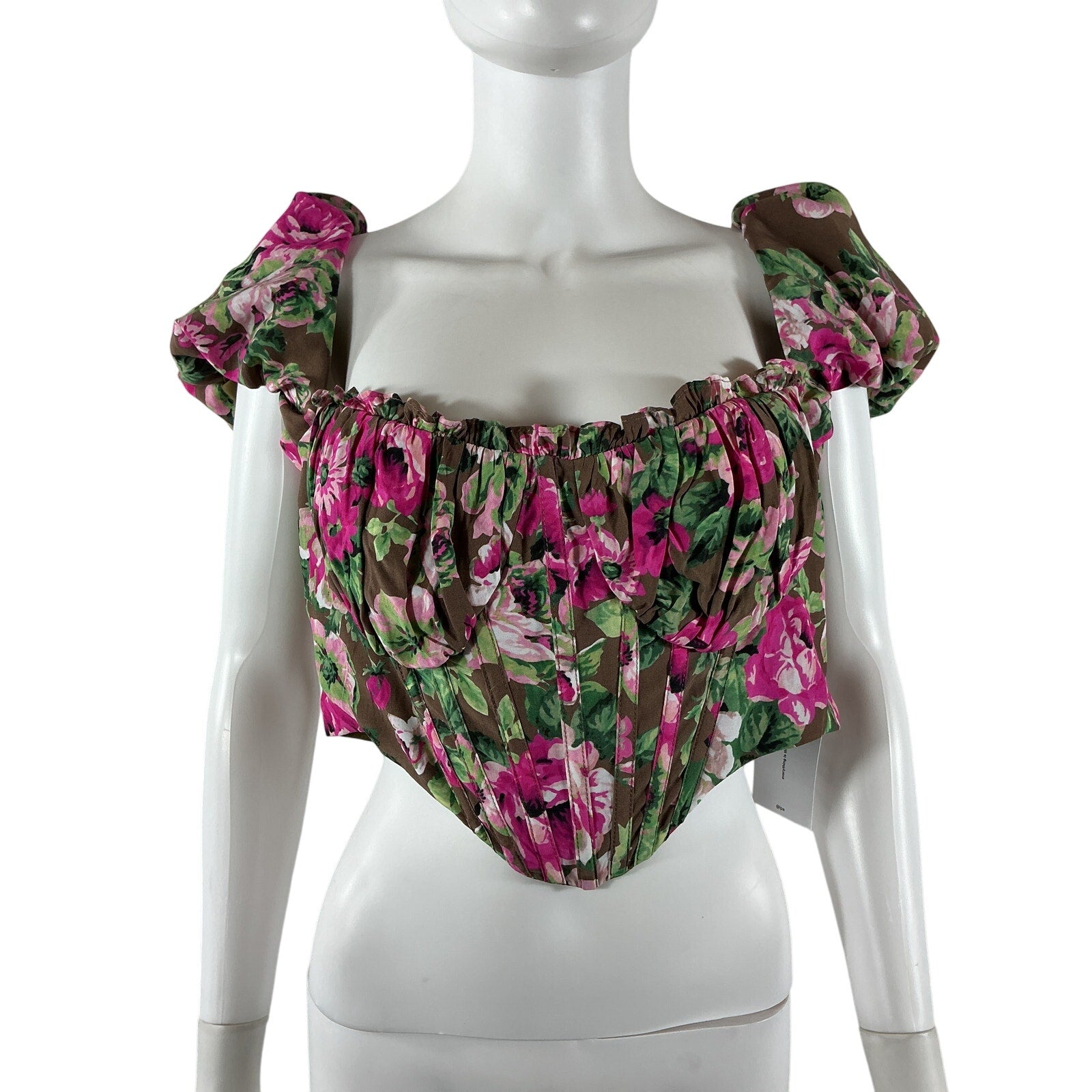 Lpa 'Claudette' Pink Rayon Top Size L
